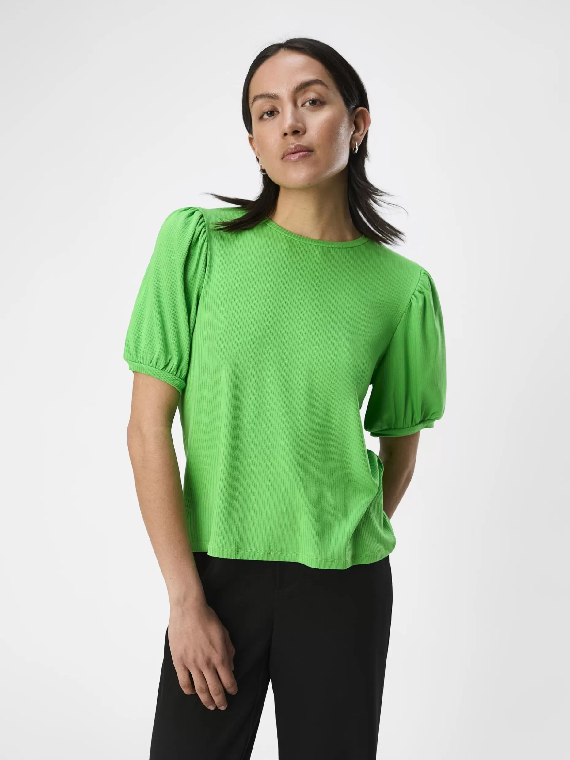 OBJECT BALLONMOUWEN TOP Vibrant Green Discount