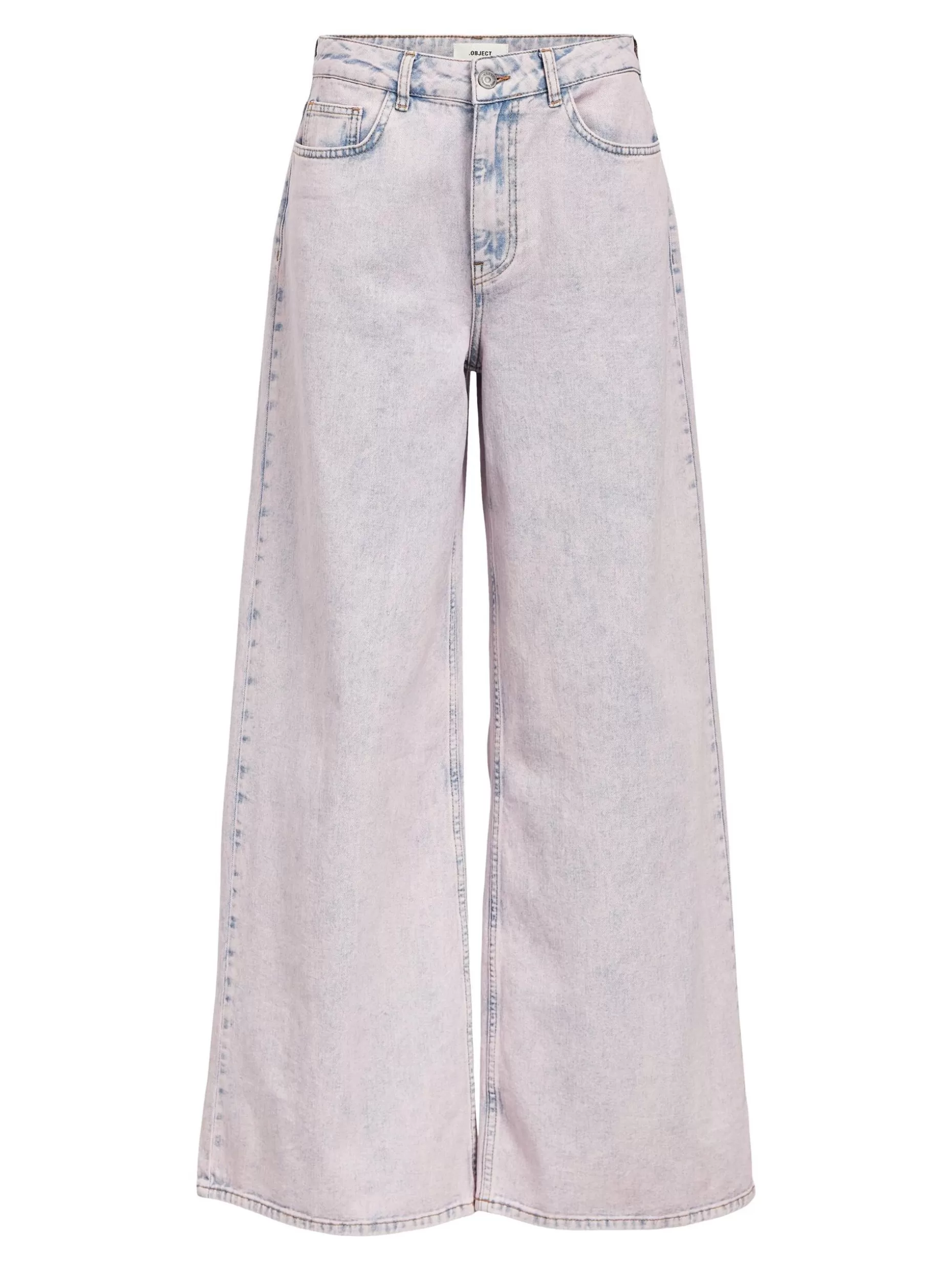 OBJECT BREDE PIJP JEANS Pink Frosting Discount