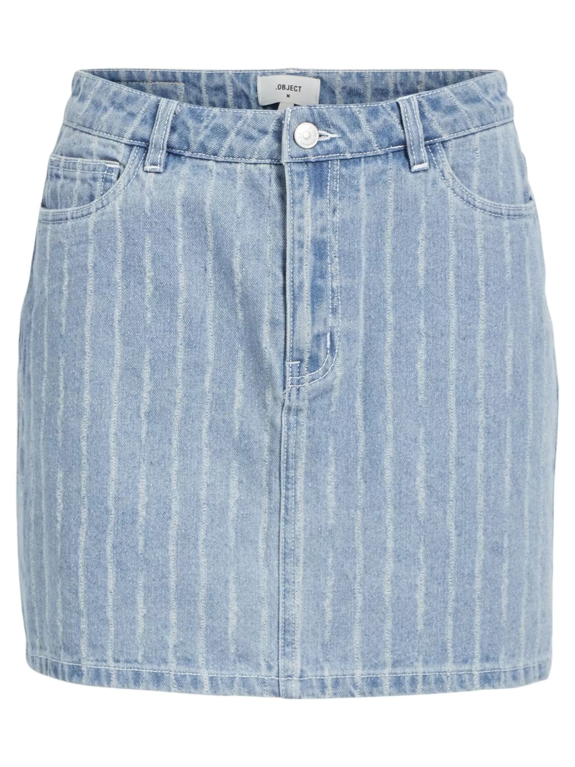 OBJECT DENIM MINIROK Light Blue Denim Best Sale