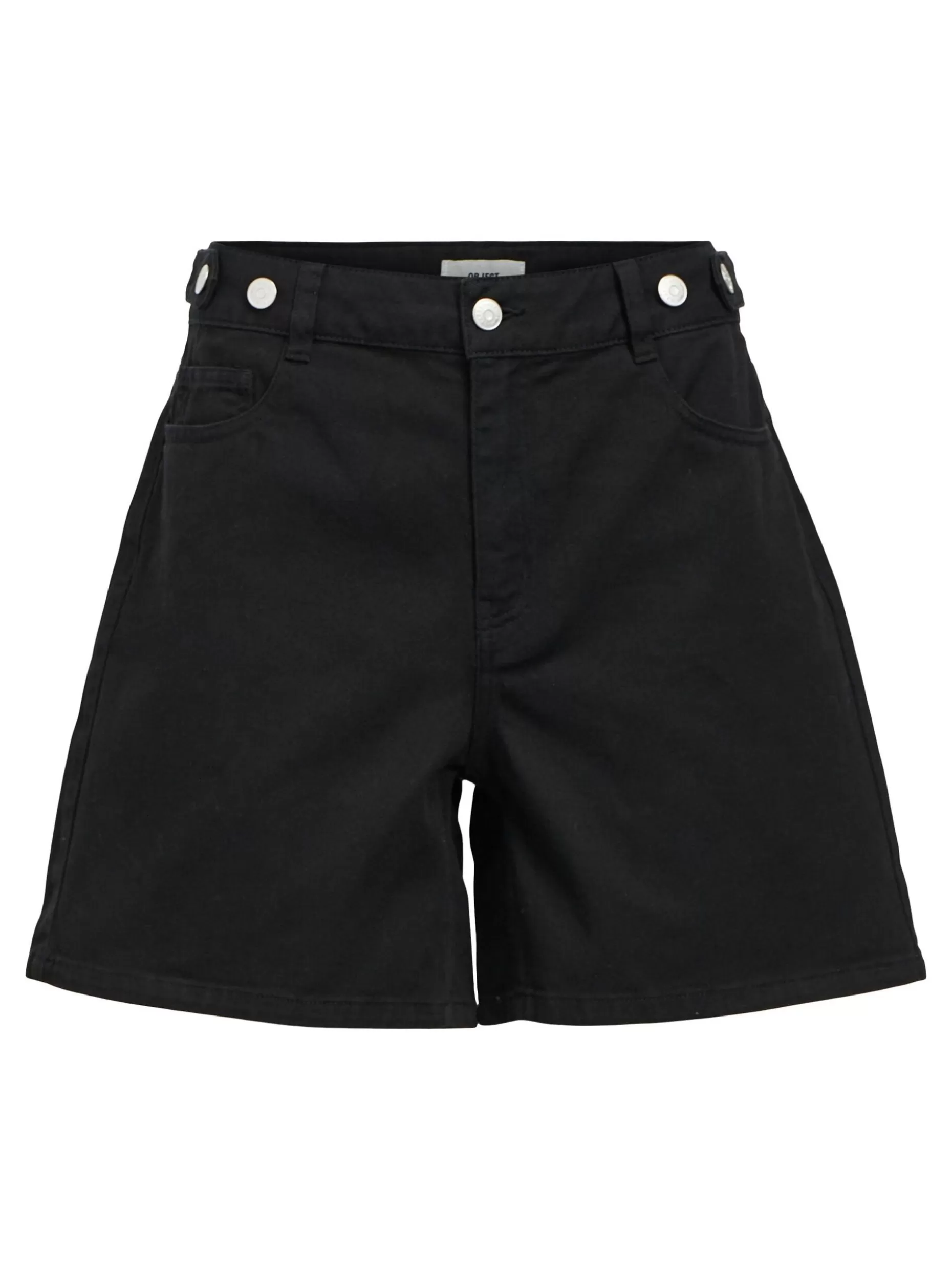 OBJECT DENIM SHORTS Black Cheap