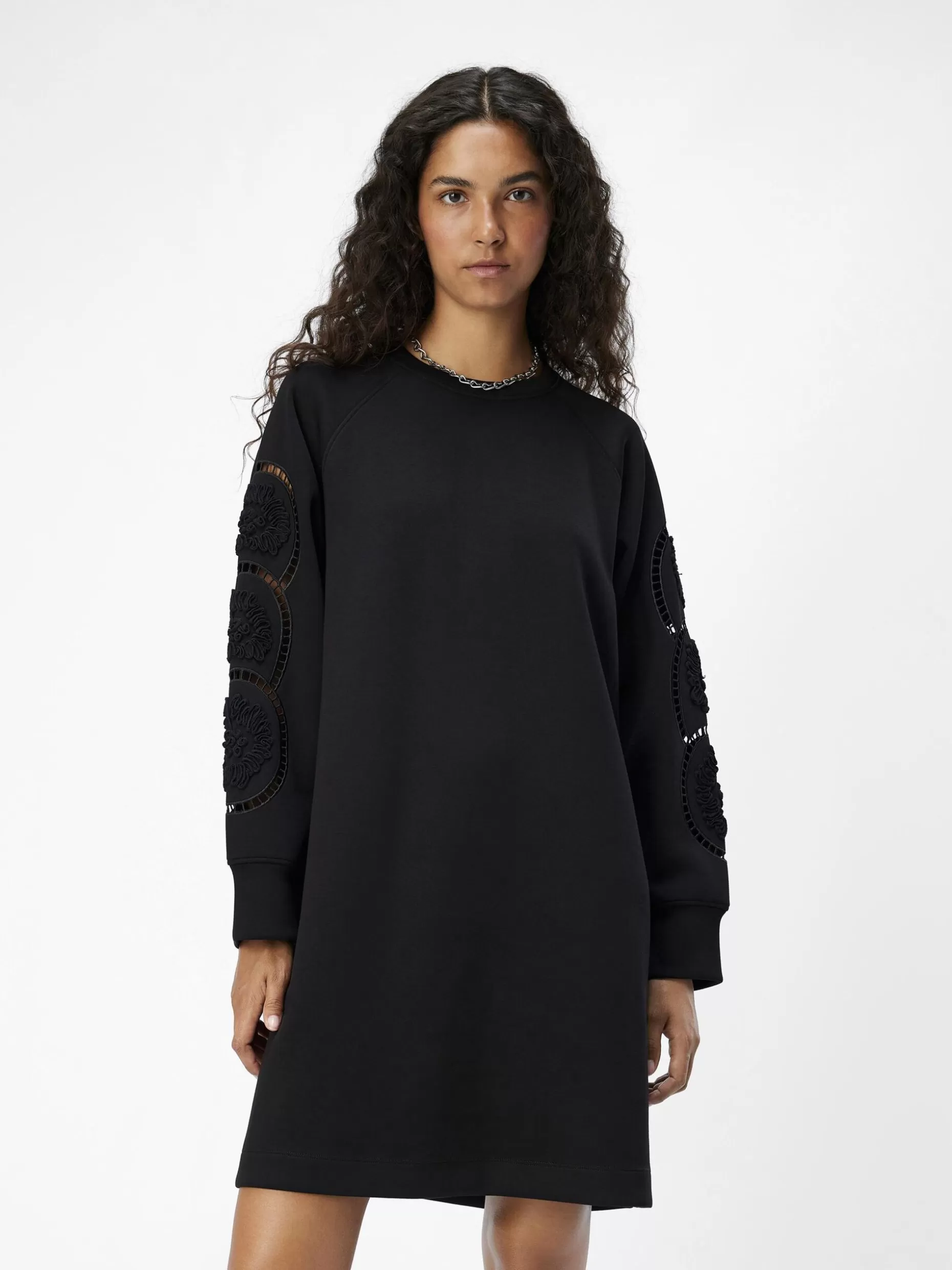 OBJECT GEBORDUURD JERSEYJURK Black Fashion