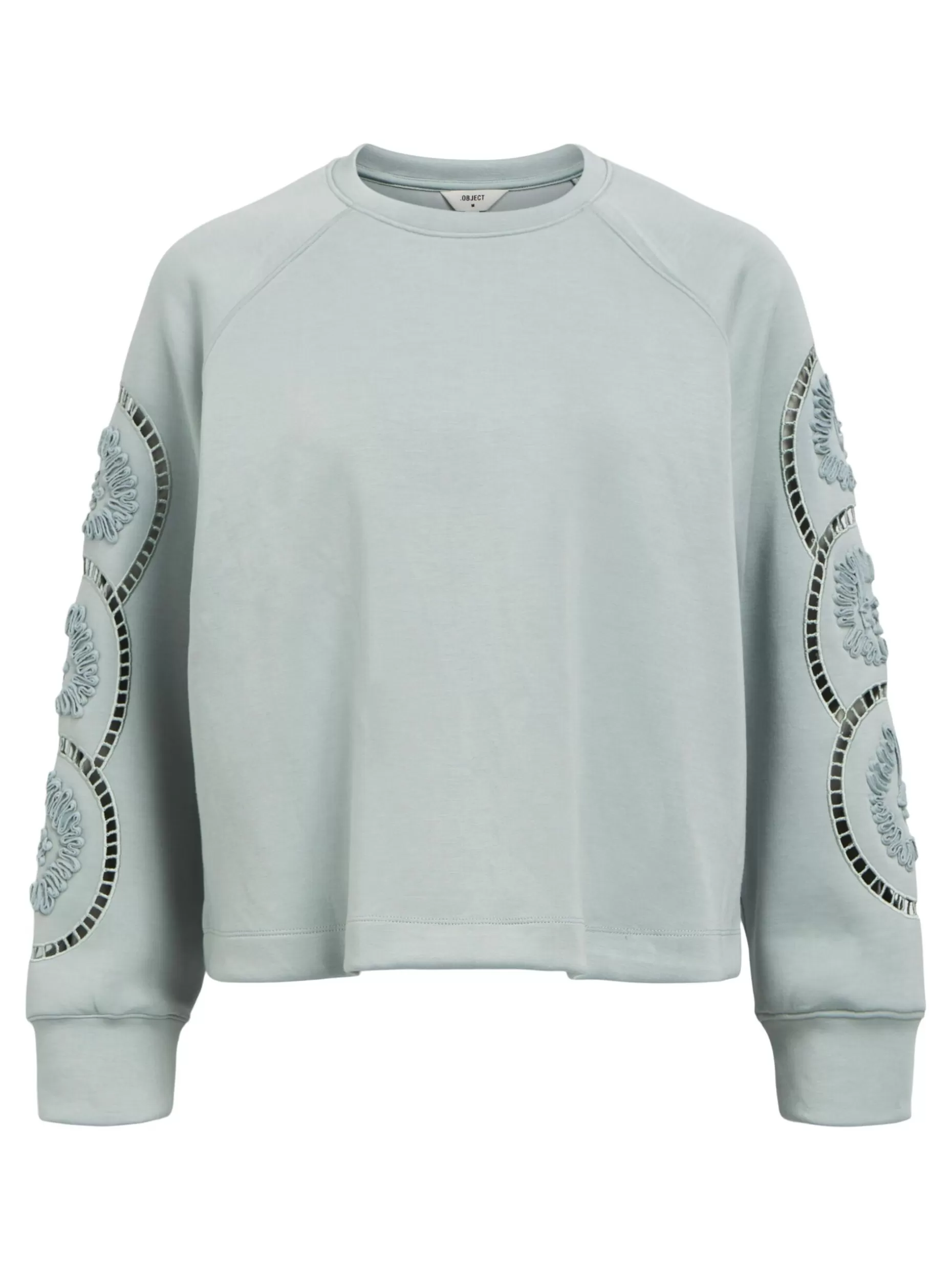 OBJECT GEBORDUURD SWEATSHIRT Slate Discount