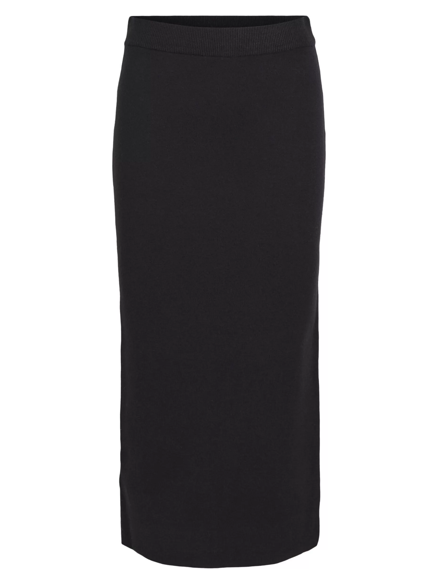 OBJECT GEBREID MAXI ROK Black Fashion