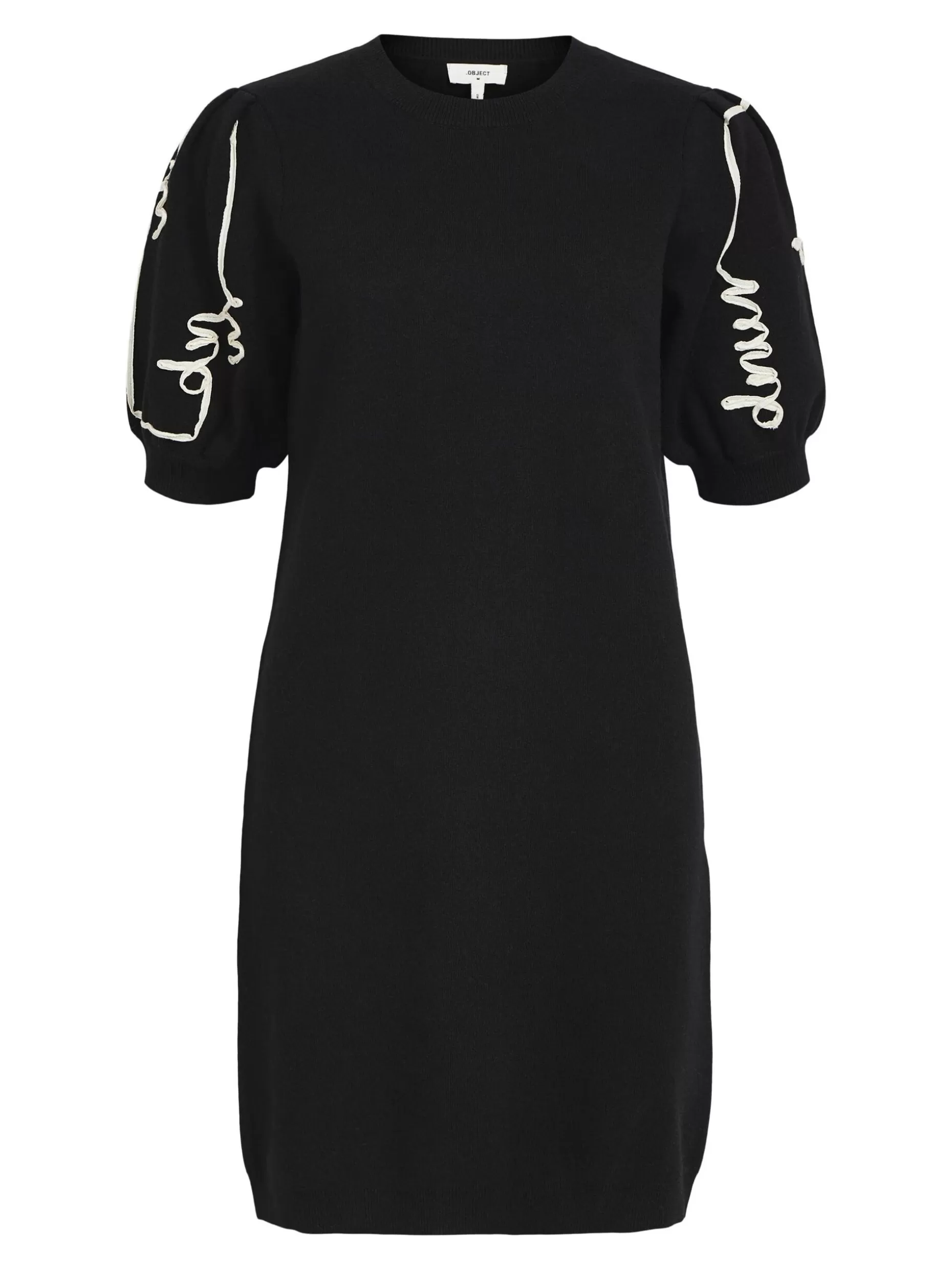 OBJECT GEBREID MIDI JURK Black Online