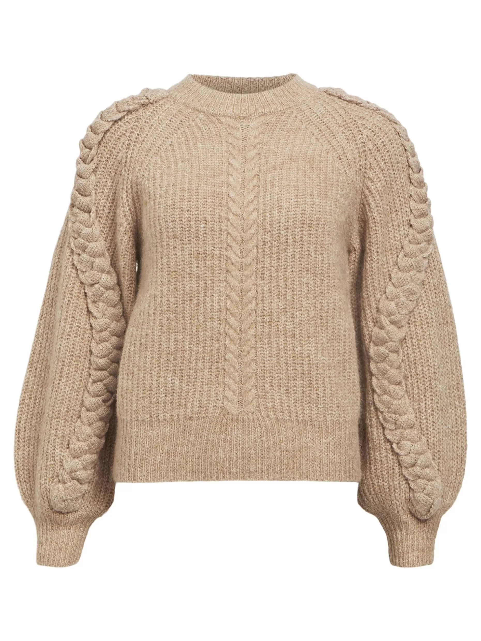 OBJECT GEBREIDE KABELS SWEATER Morel Clearance