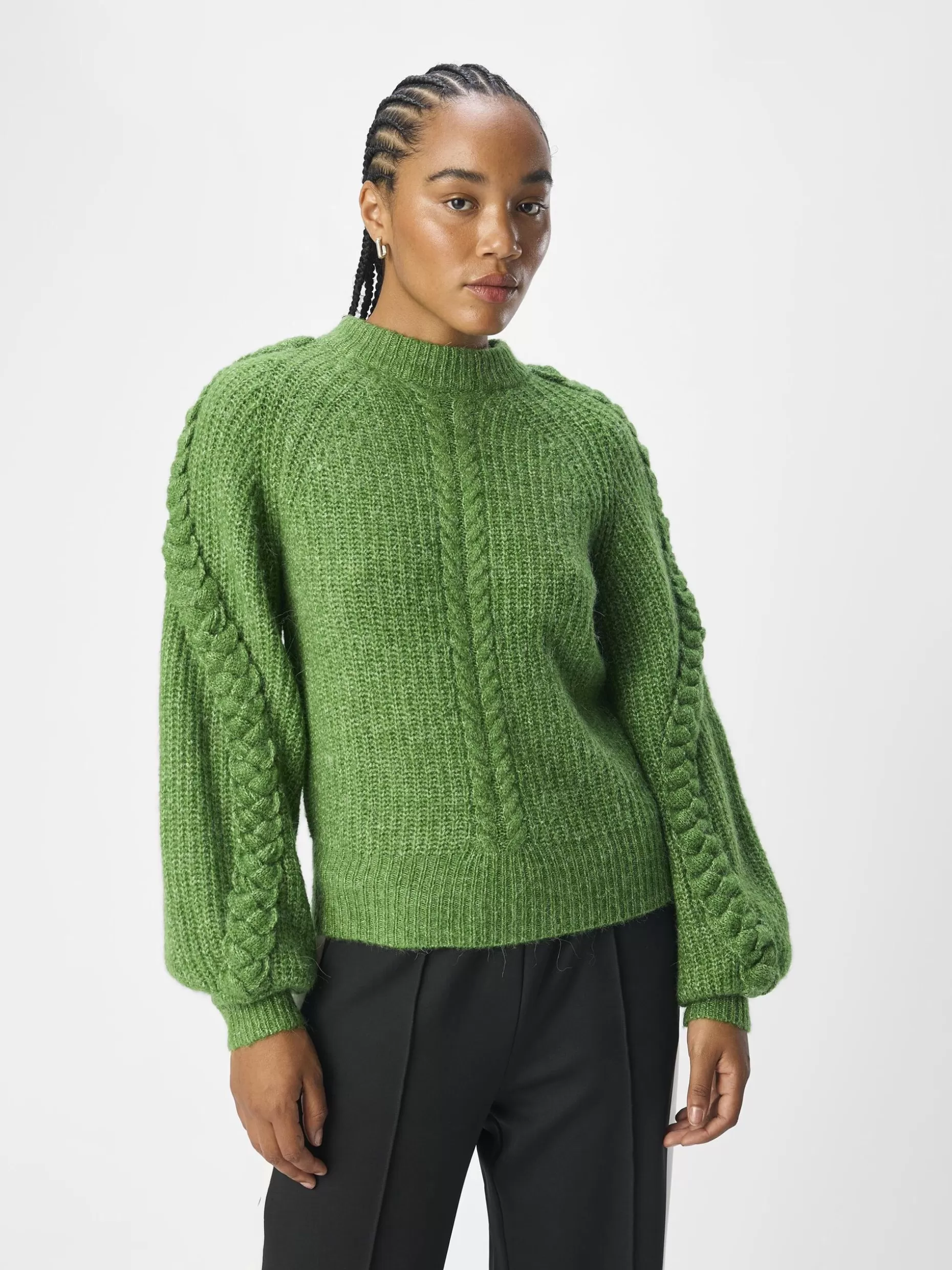 OBJECT GEBREIDE KABELS SWEATER Treetop Sale