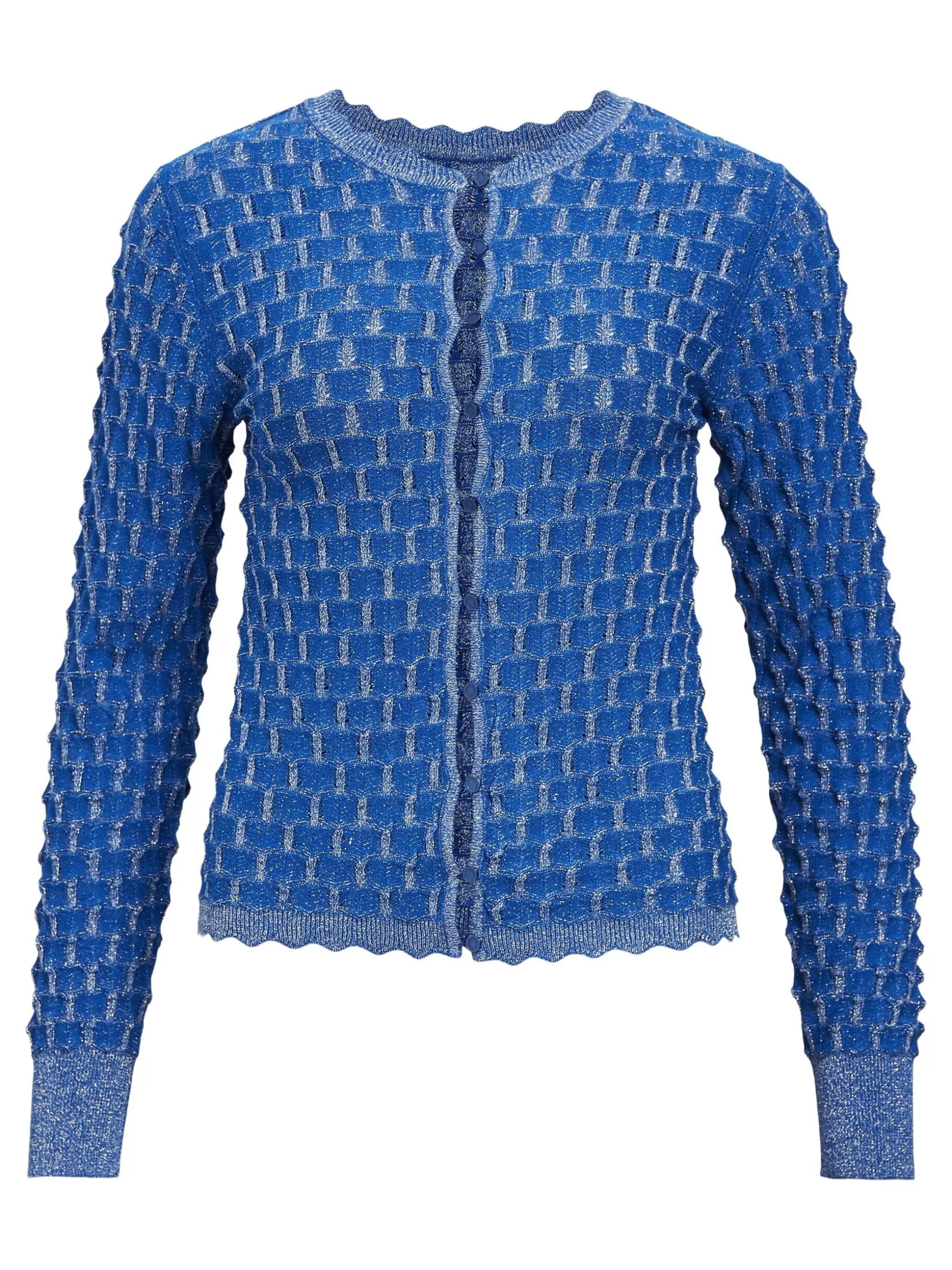 OBJECT GEDETAILLEERD VEST Lapis Blue Shop