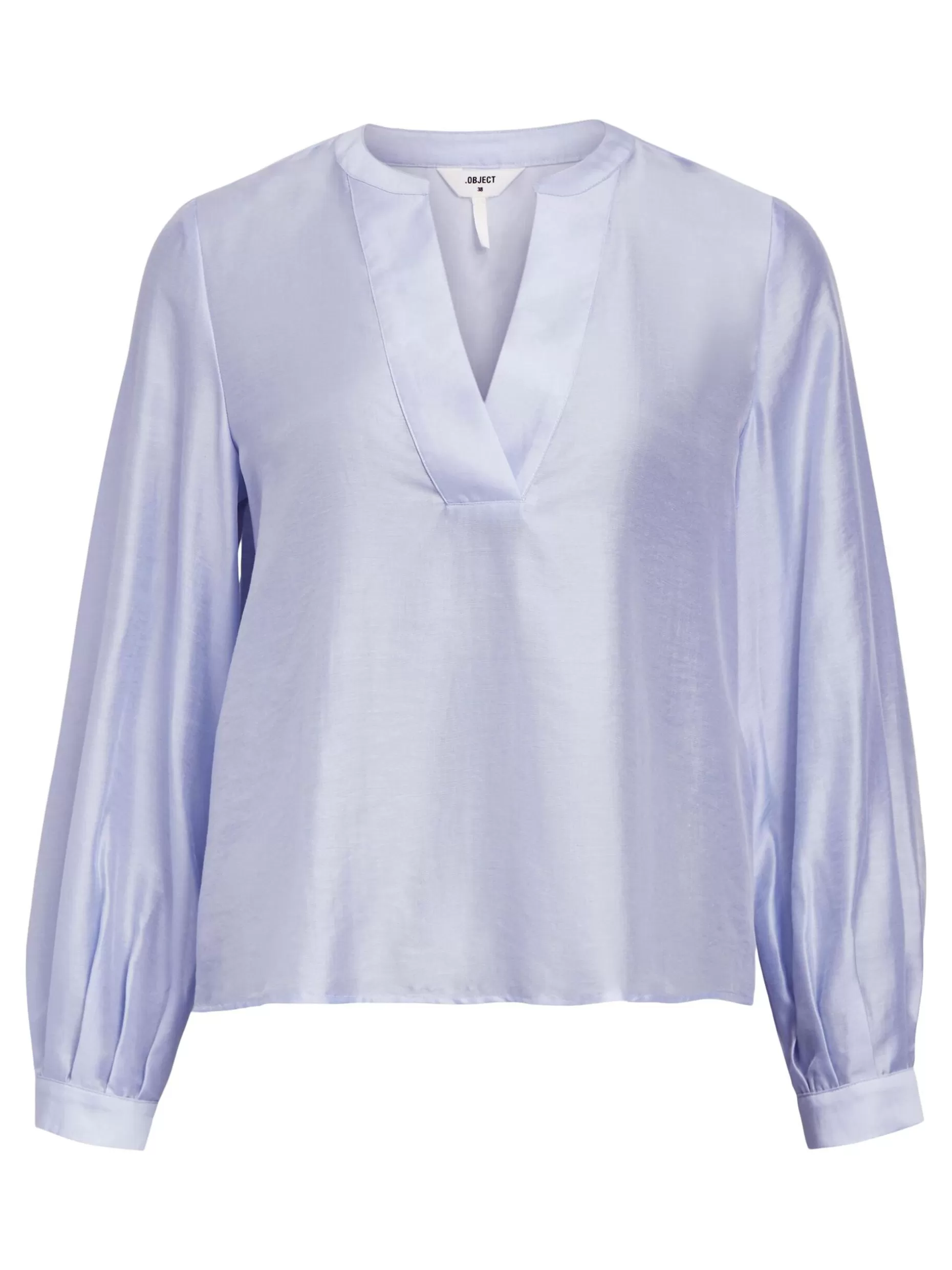 OBJECT GLANZEND BLOUSE Brunnera Blue Discount