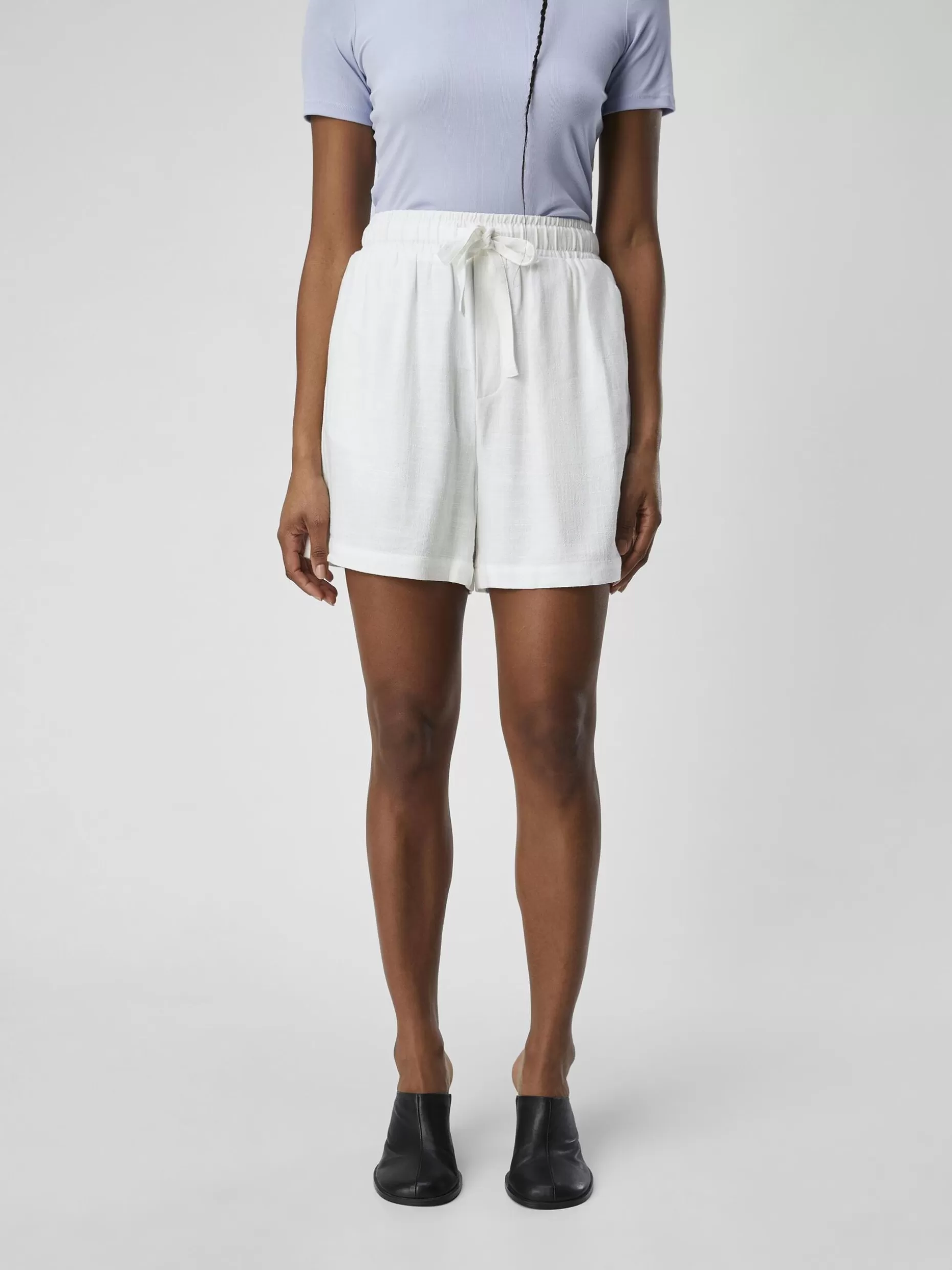 OBJECT HIGH-WAIST SHORTS Cloud Dancer Best