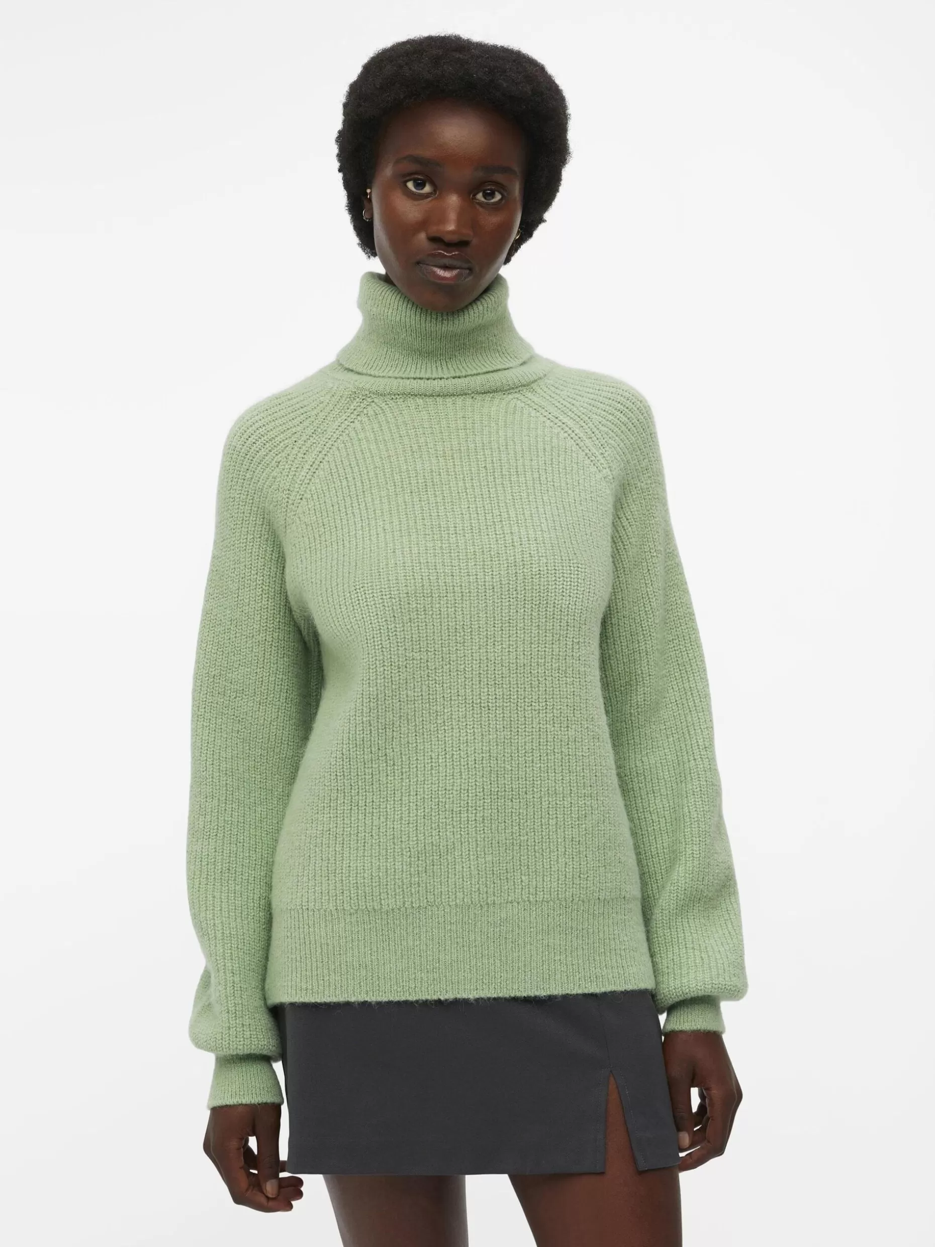 OBJECT HOGE HALS SWEATER Fair Green Cheap