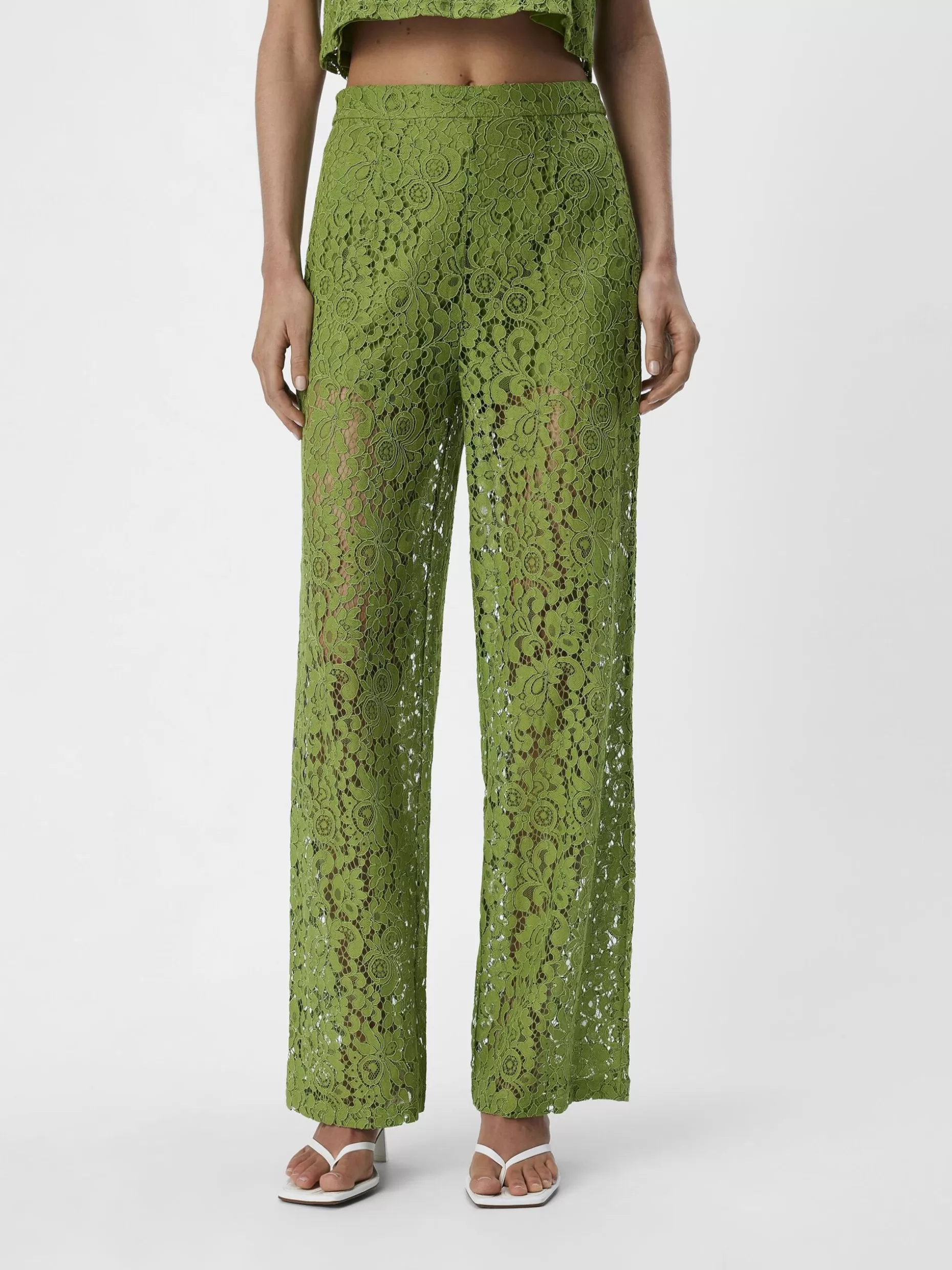 OBJECT KANT FLARED BROEK Peridot Best