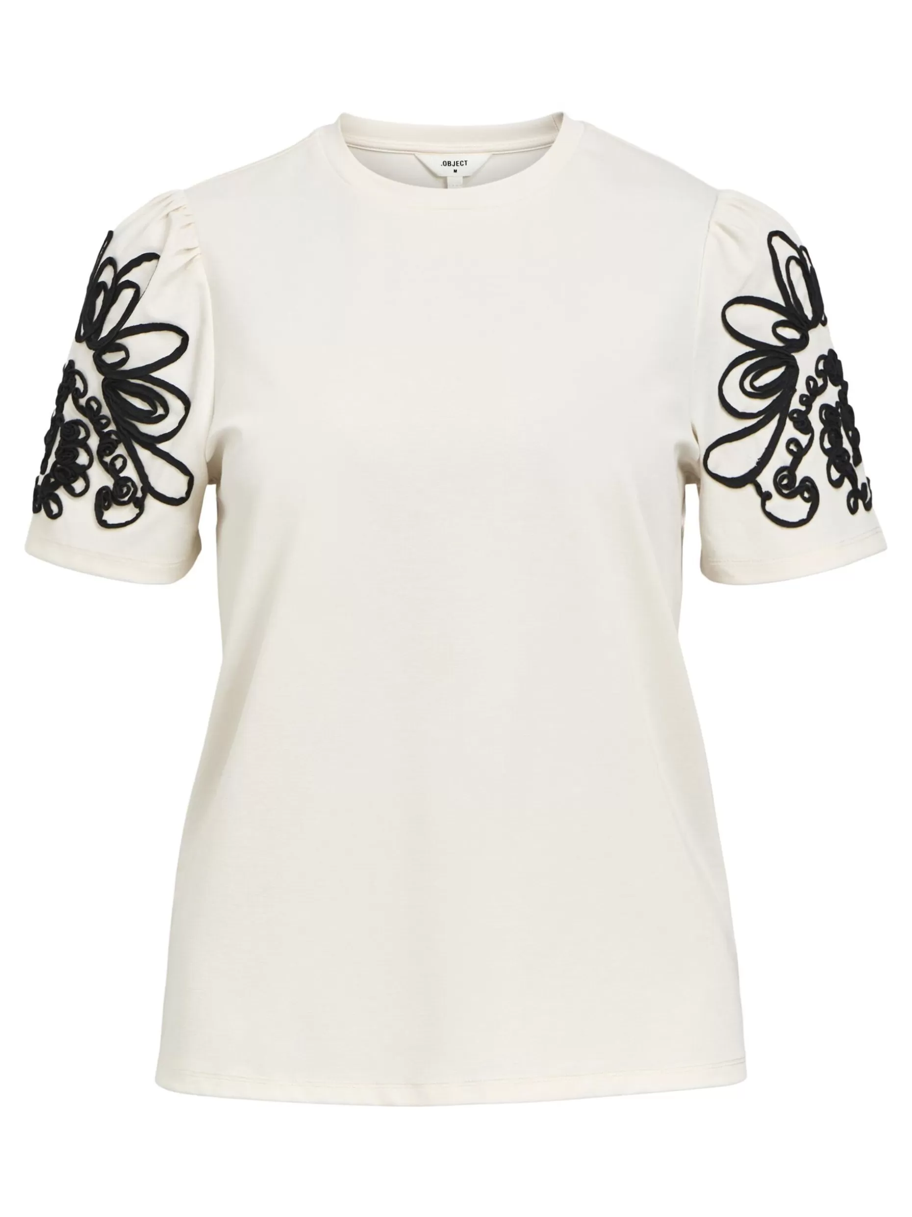 OBJECT KORTE MOUWEN TOP White Fashion