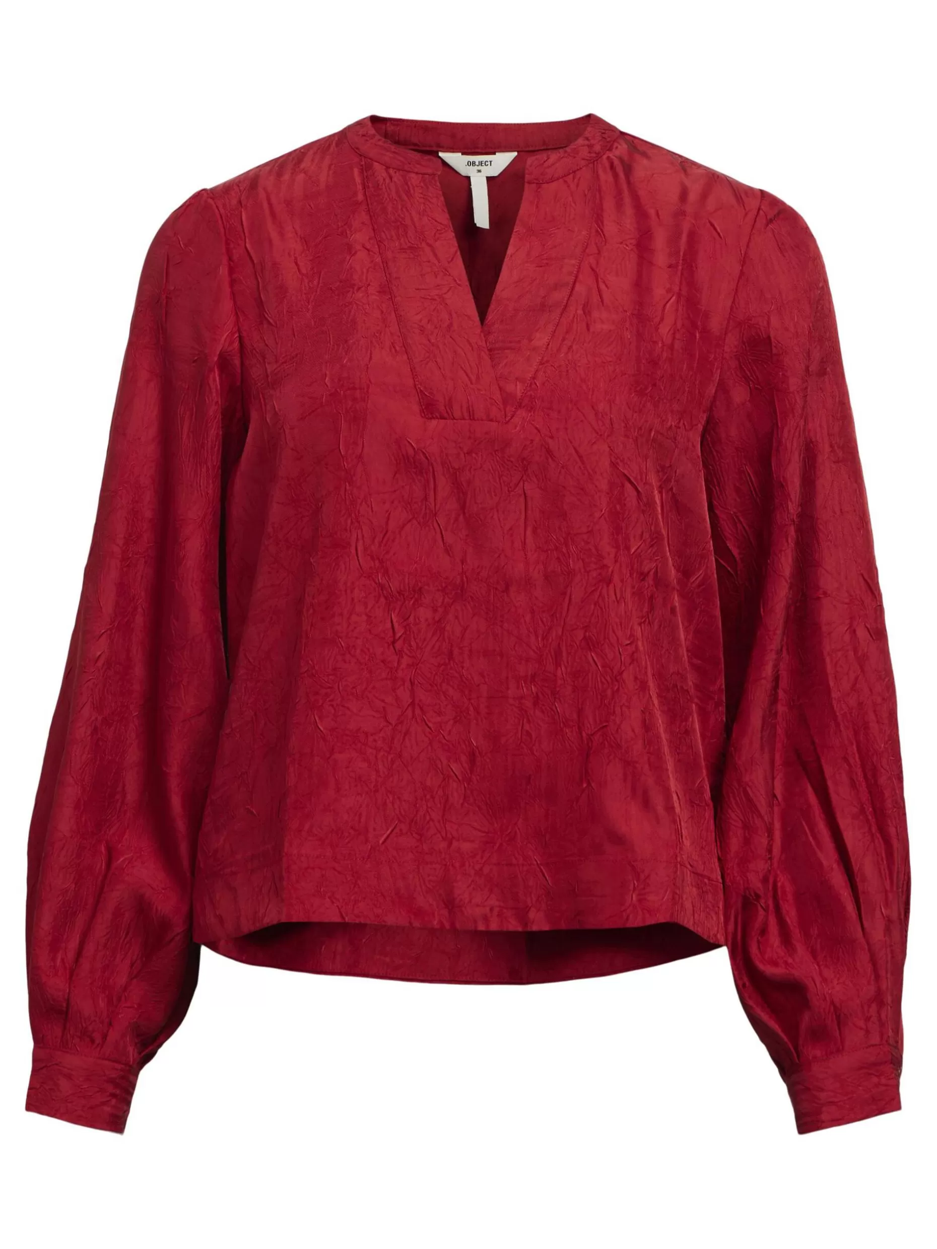 OBJECT KREUKEN BLOUSE Red Dahlia Cheap