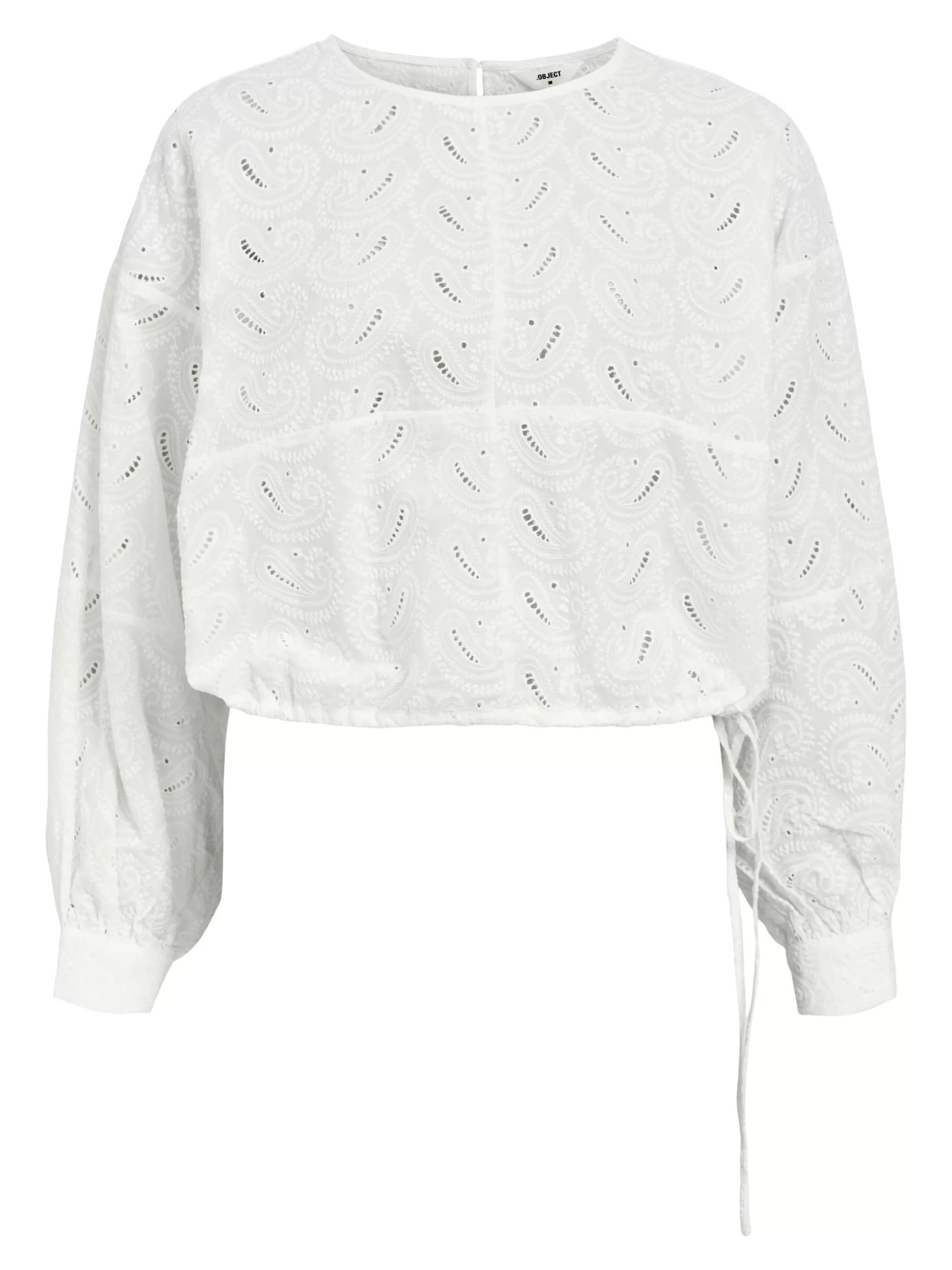 OBJECT LANGE MOUWEN CROP TOP Cloud Dancer Cheap