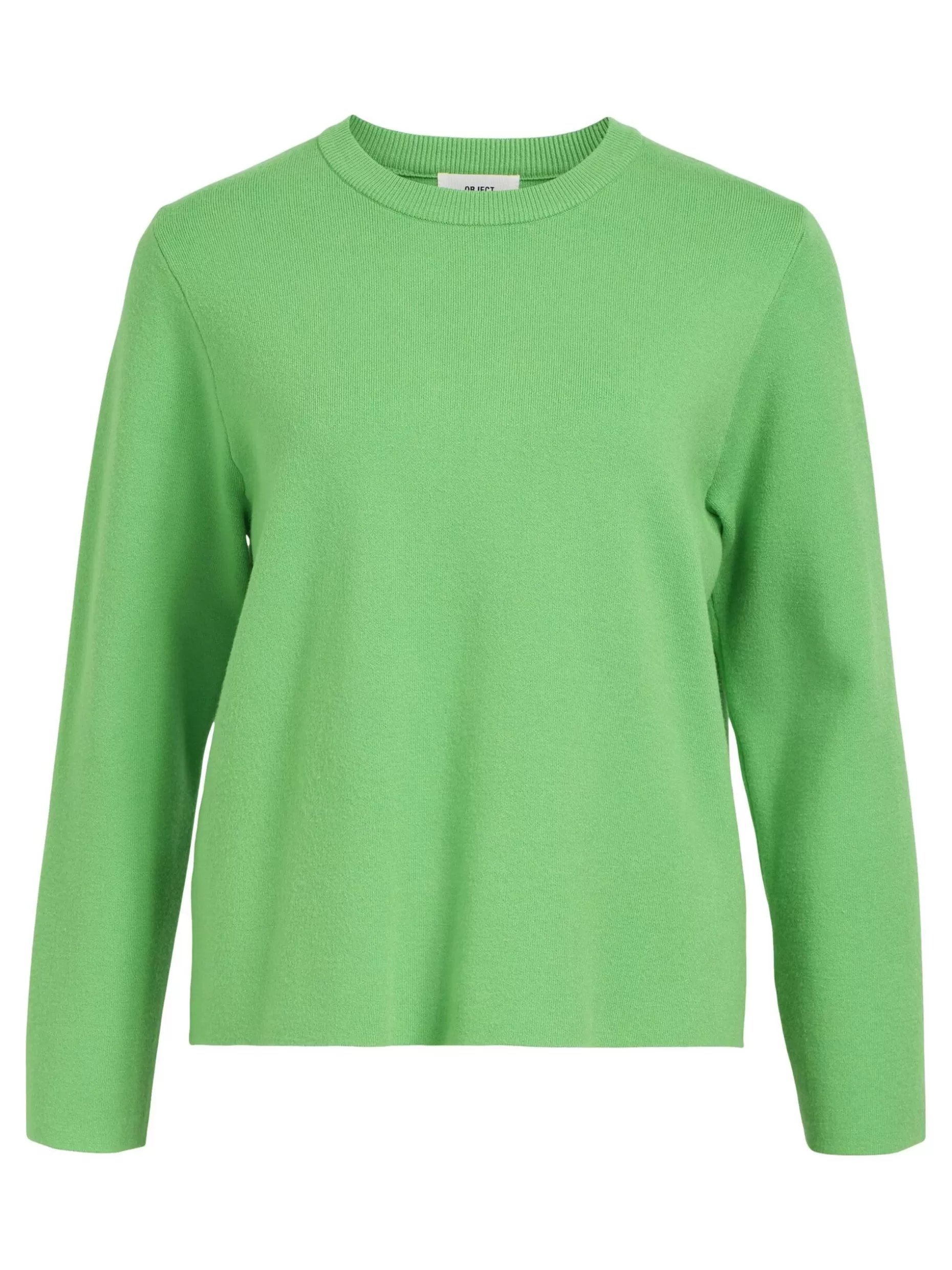 OBJECT LANGE MOUWEN GEBREIDE TRUI Vibrant Green Sale