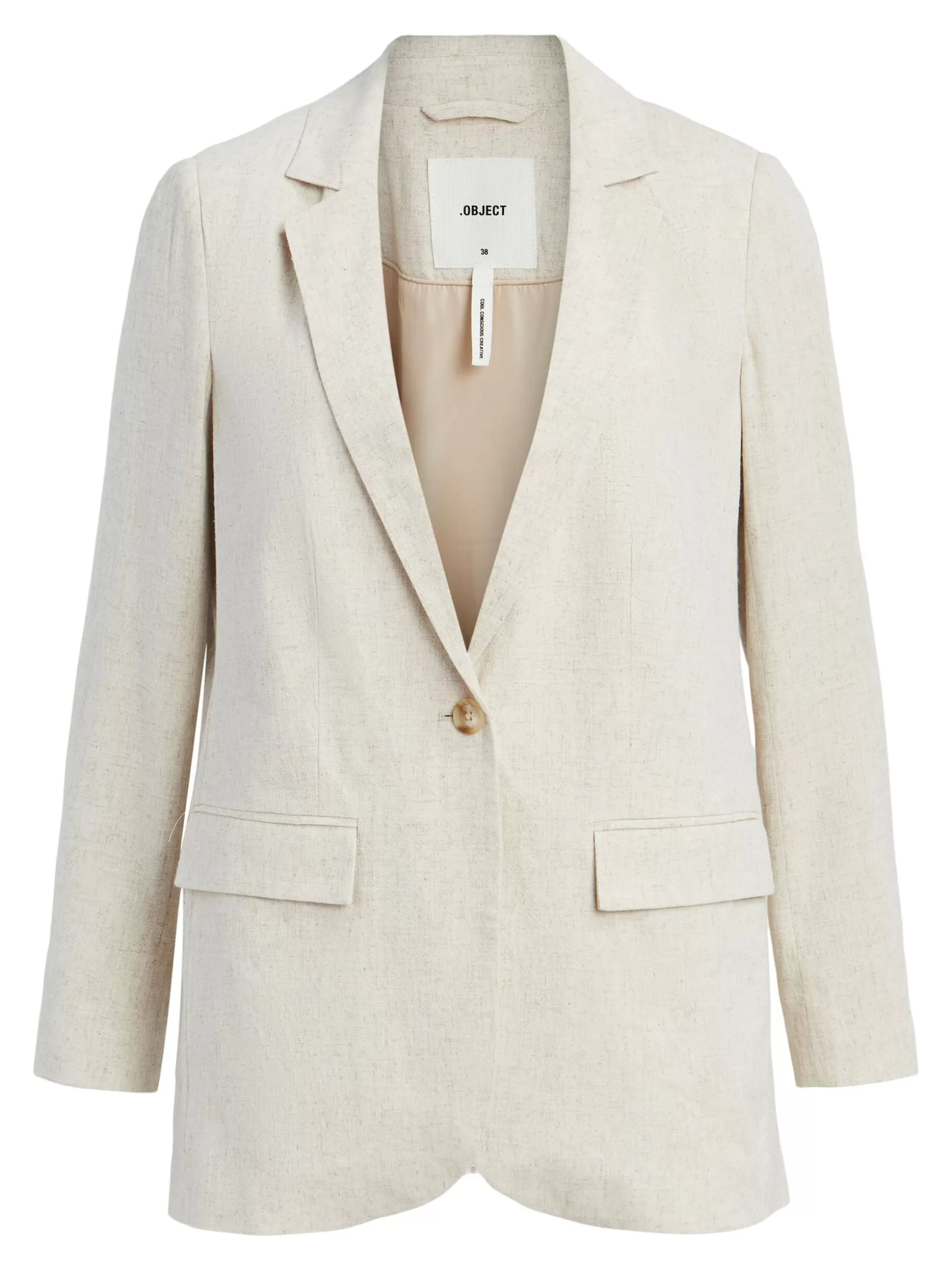 OBJECT LINNENMIX BLAZER Sandshell Online