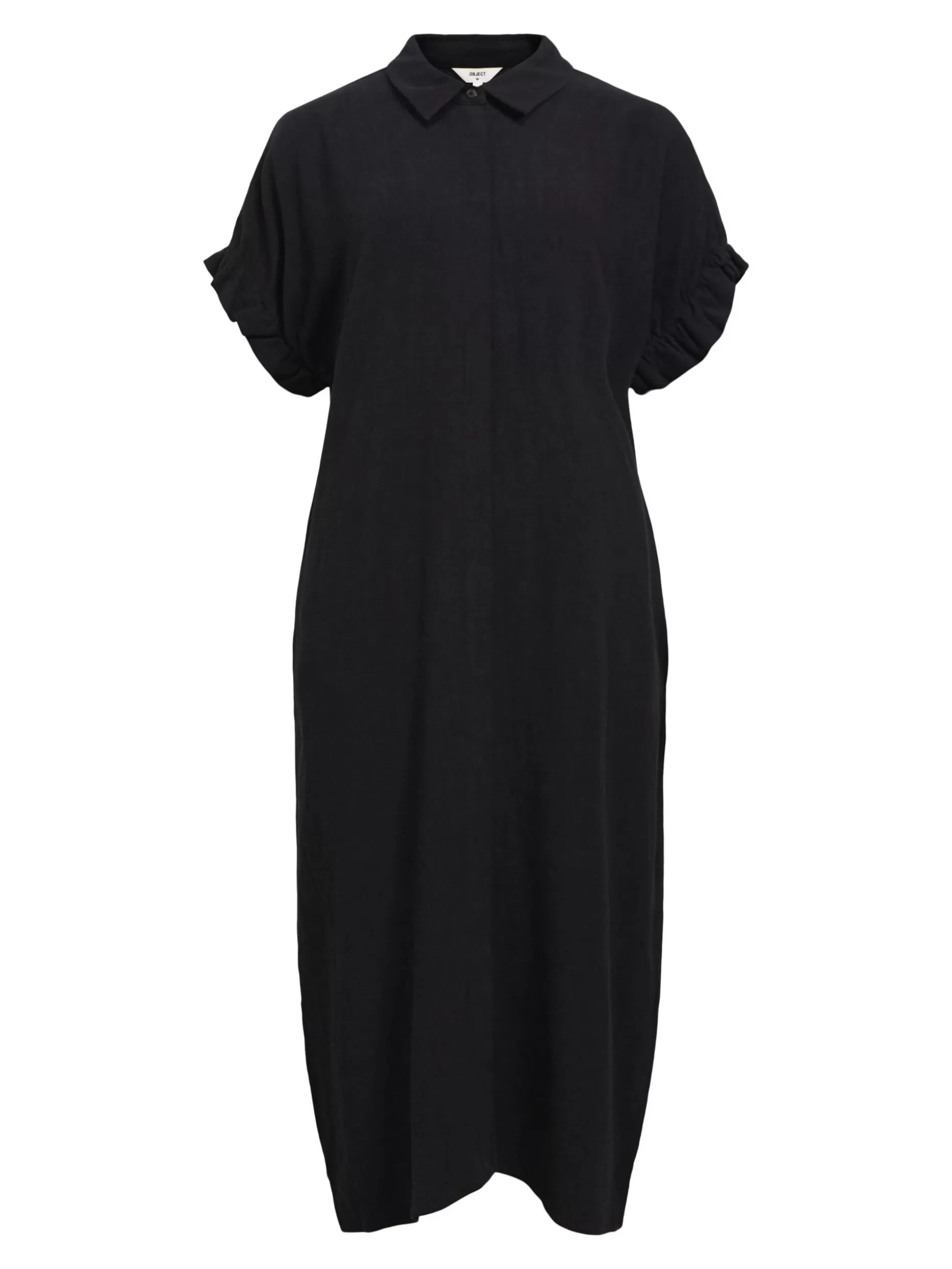 OBJECT MAXI BLOUSEJURK Black Hot