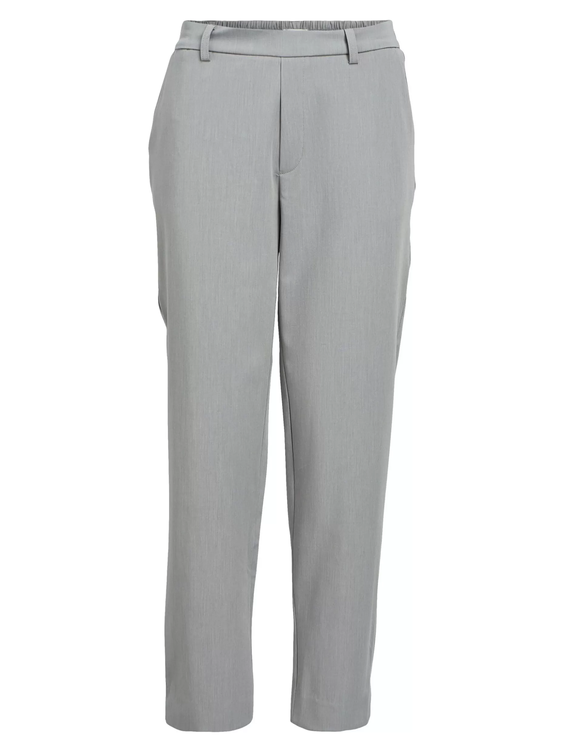 OBJECT MID-WAIST BROEK Light Grey Melange Discount