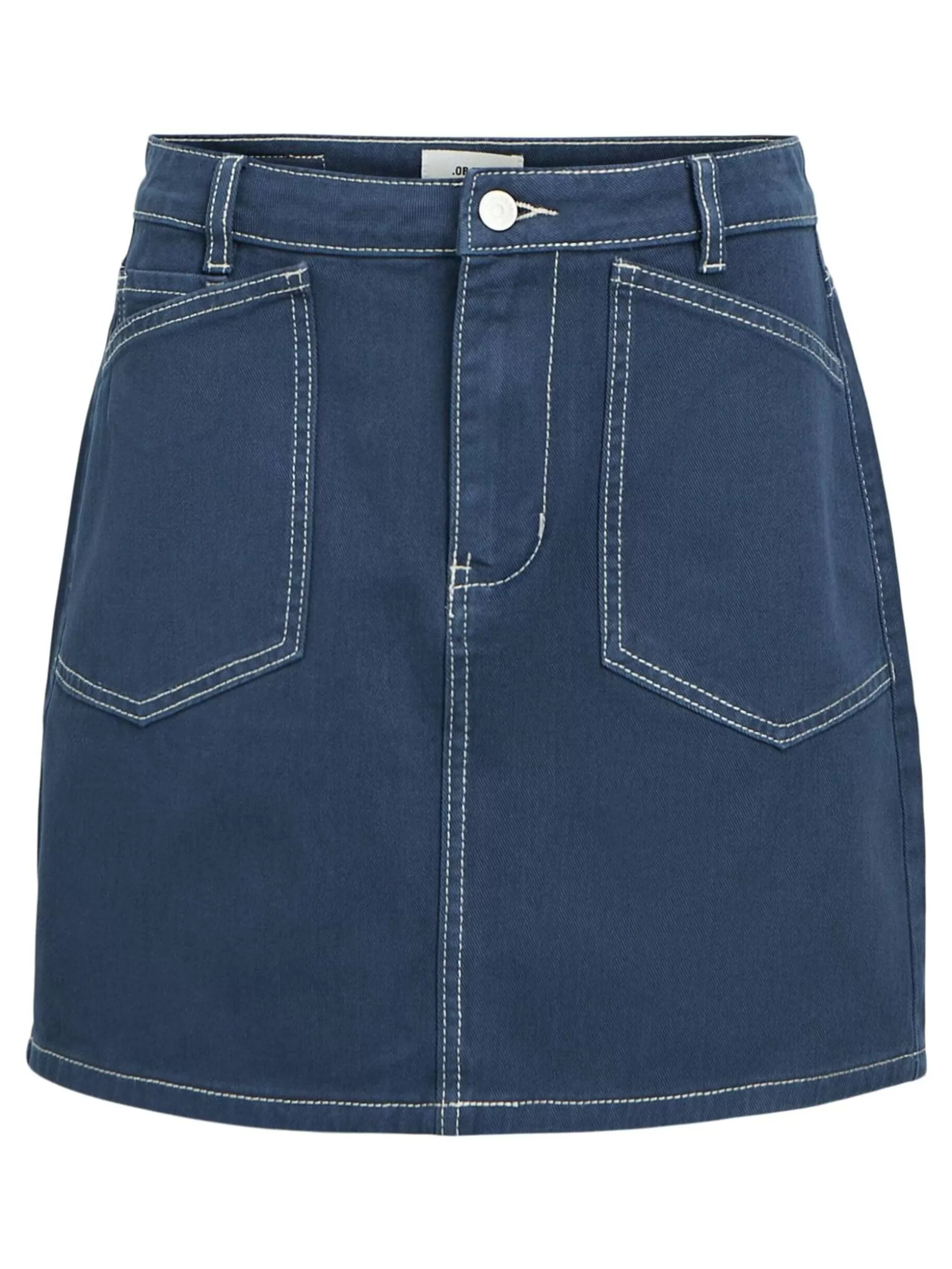 OBJECT MID-WAIST MINIROK Dark Denim Fashion