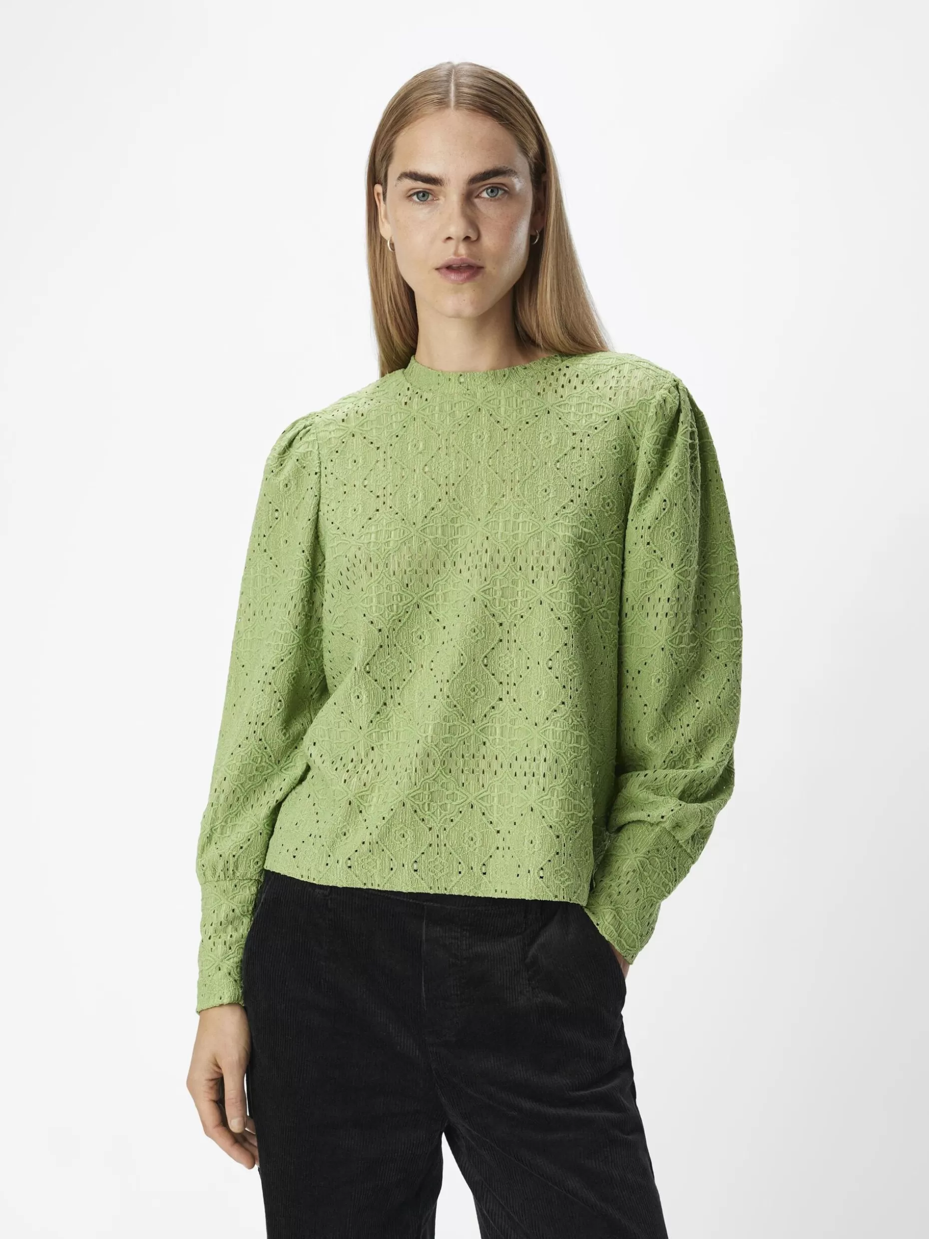 OBJECT OBJFEODORA TOP Meadow Green Cheap