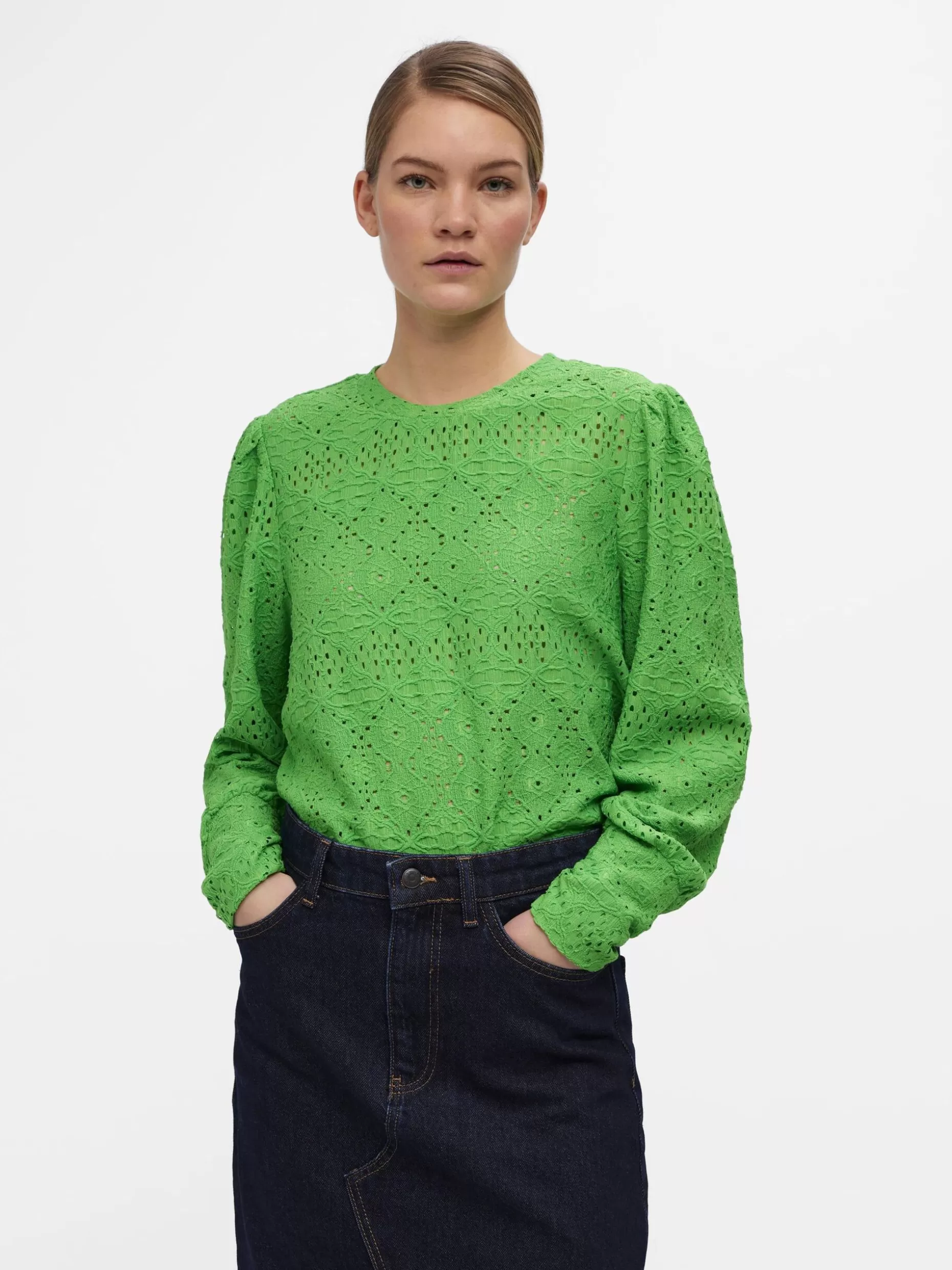 OBJECT OBJFEODORA TOP Vibrant Green Sale