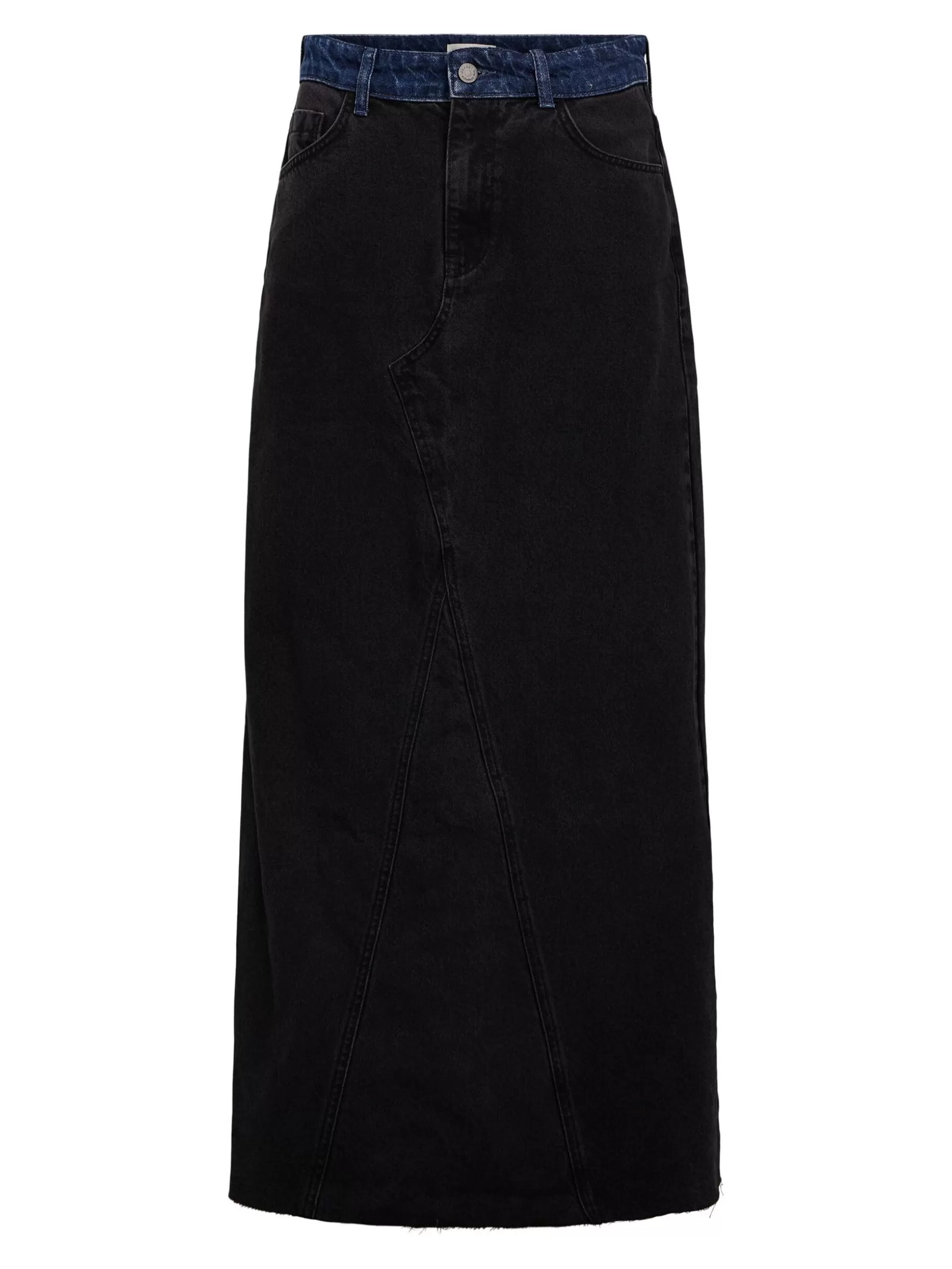 OBJECT OBJHARLOW MAXI DENIM ROK Black Denim Discount