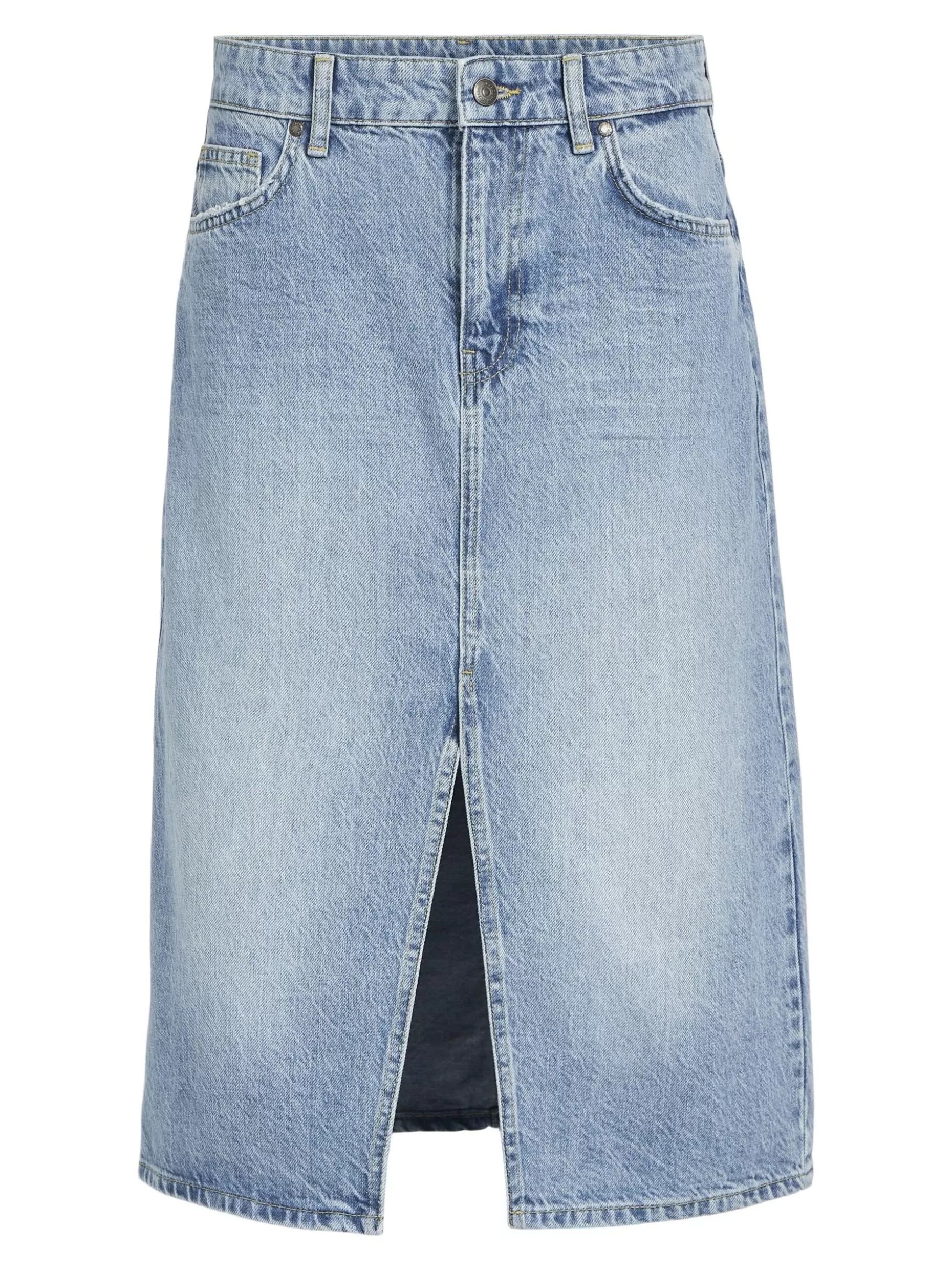 OBJECT OBJHARLOW MIDDELLANGE ROK Light Blue Denim Online