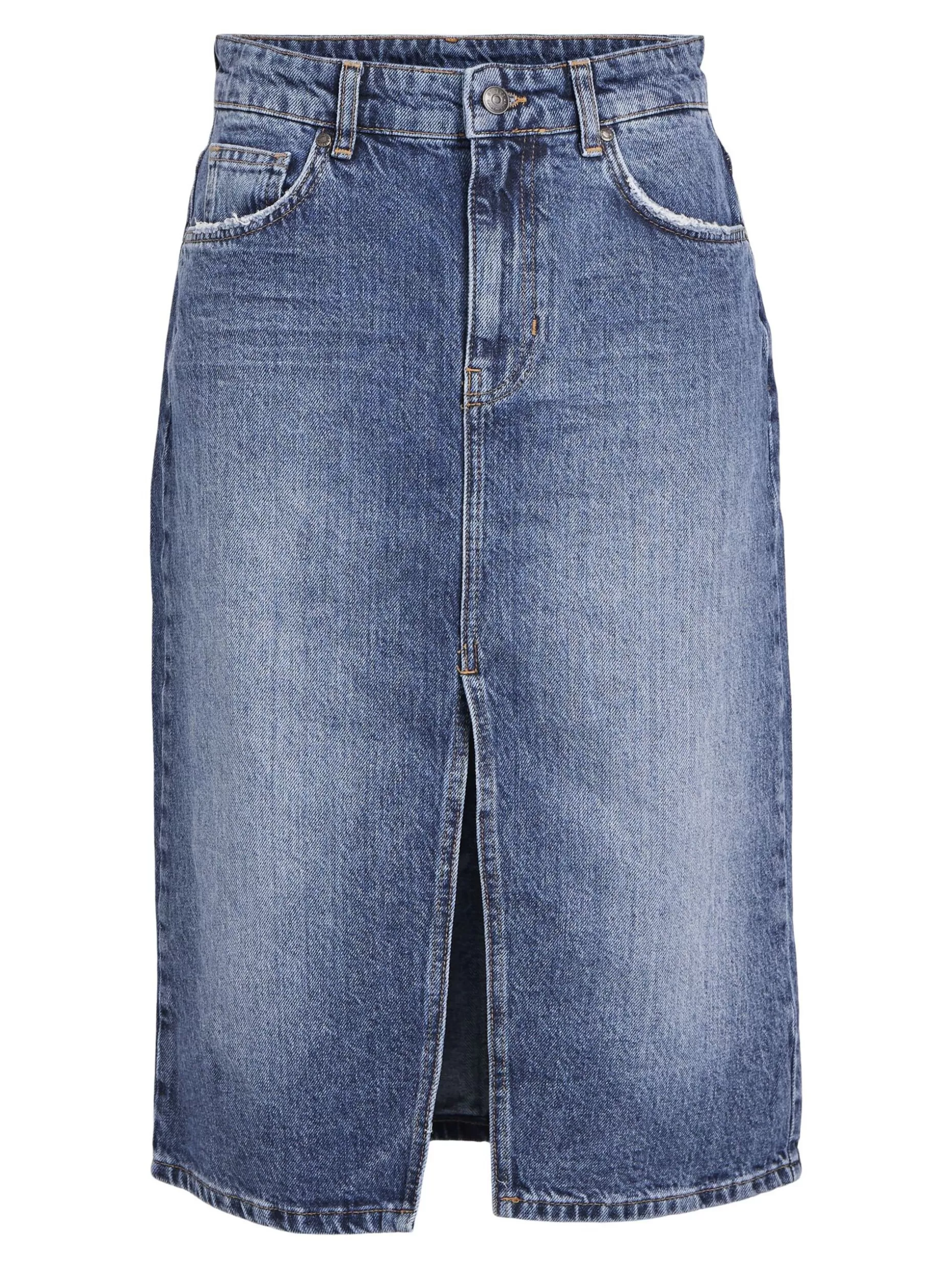 OBJECT OBJHARLOW MIDDELLANGE ROK Medium Blue Denim Shop