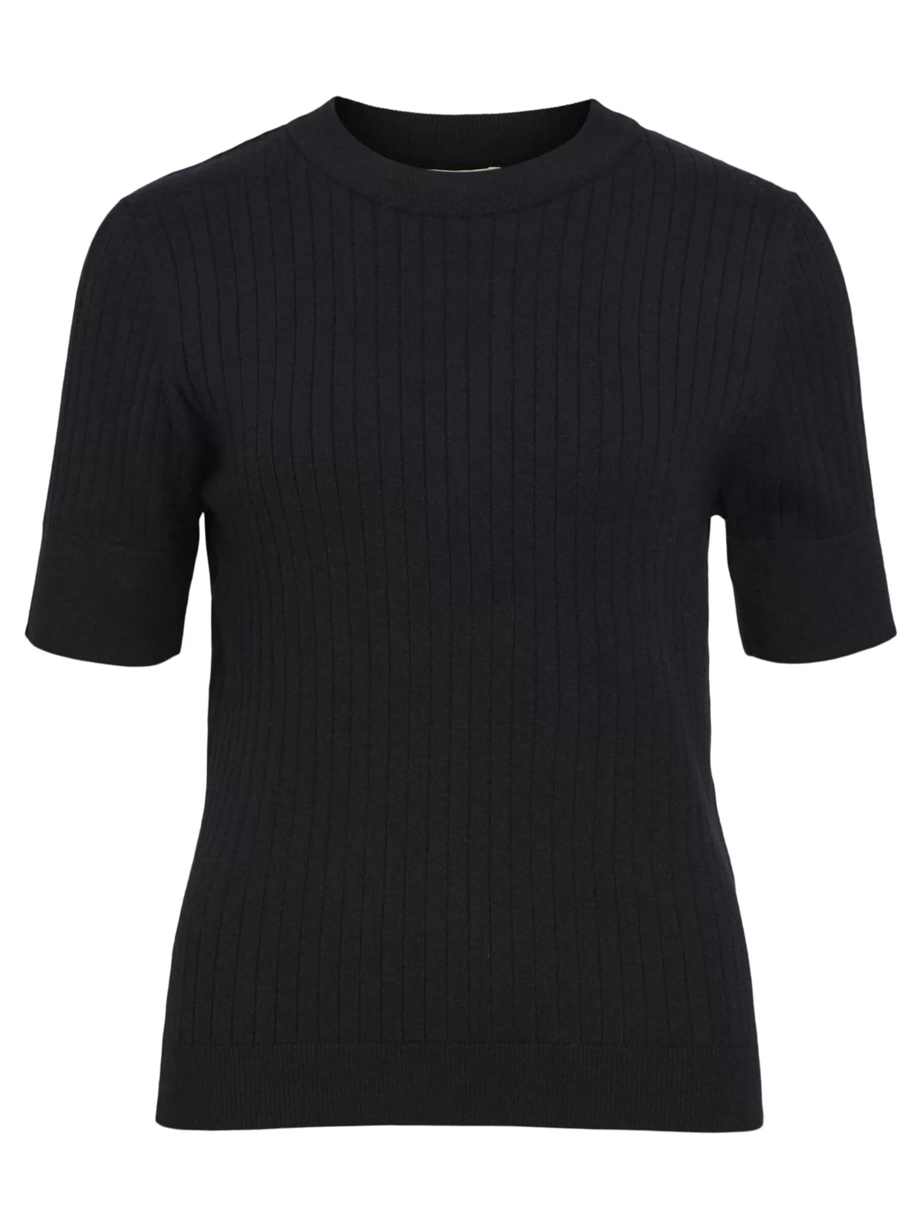 OBJECT OBJNOELLE GEBREIDE TOP Black Shop