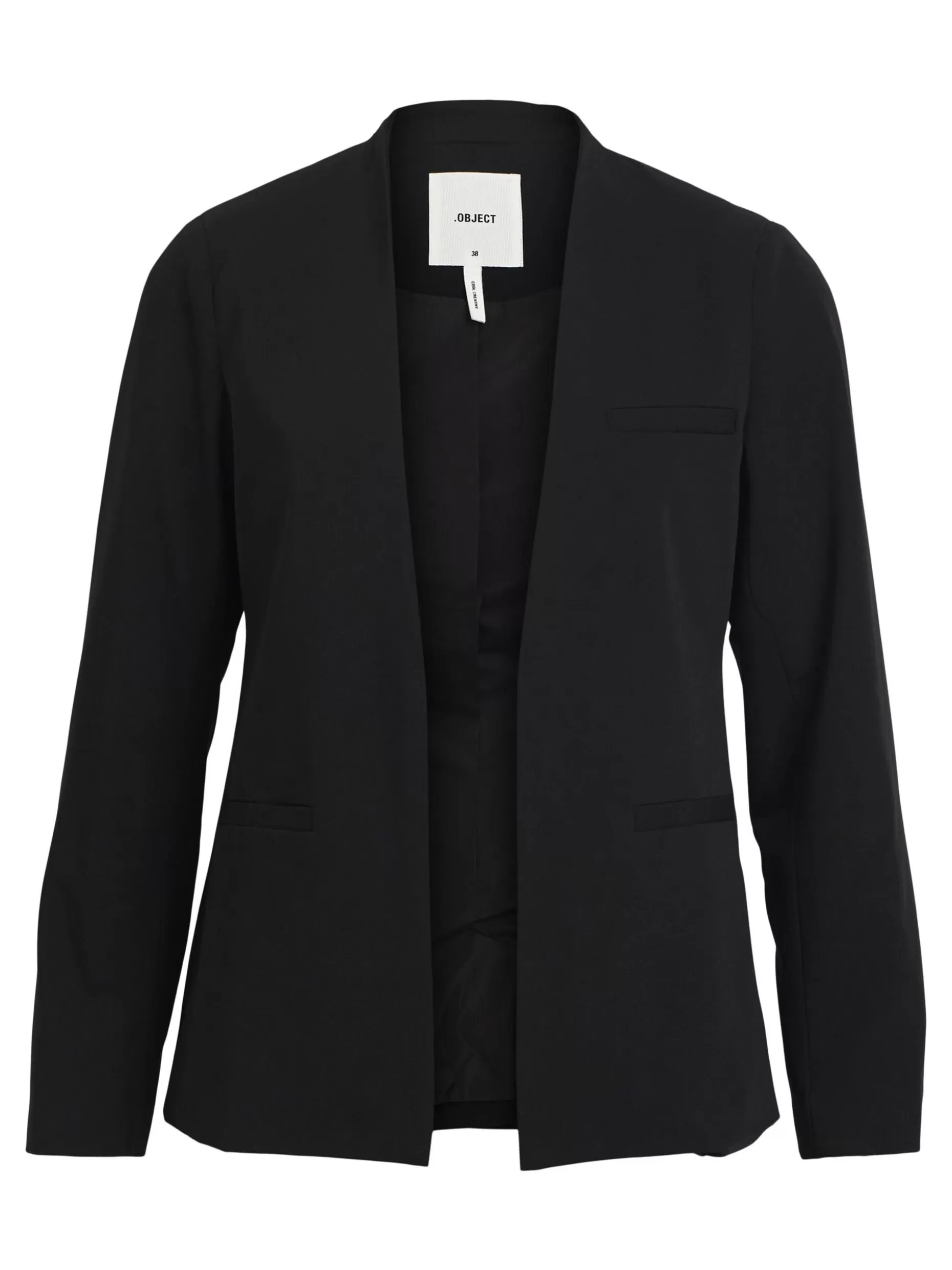 OBJECT OPEN VOORKANT BLAZER Black Discount