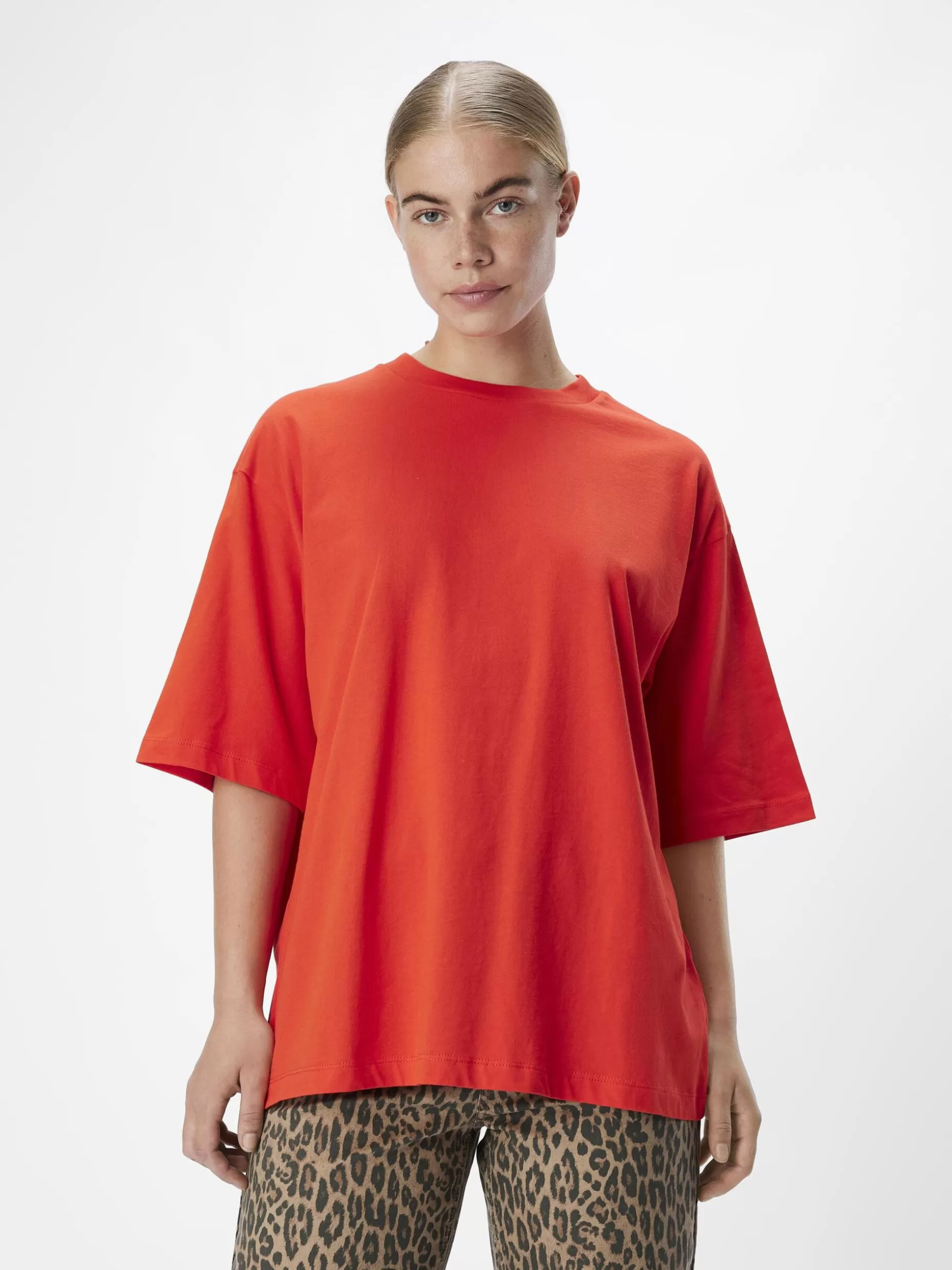 OBJECT OVERSIZED T-SHIRT Fiery Red Sale