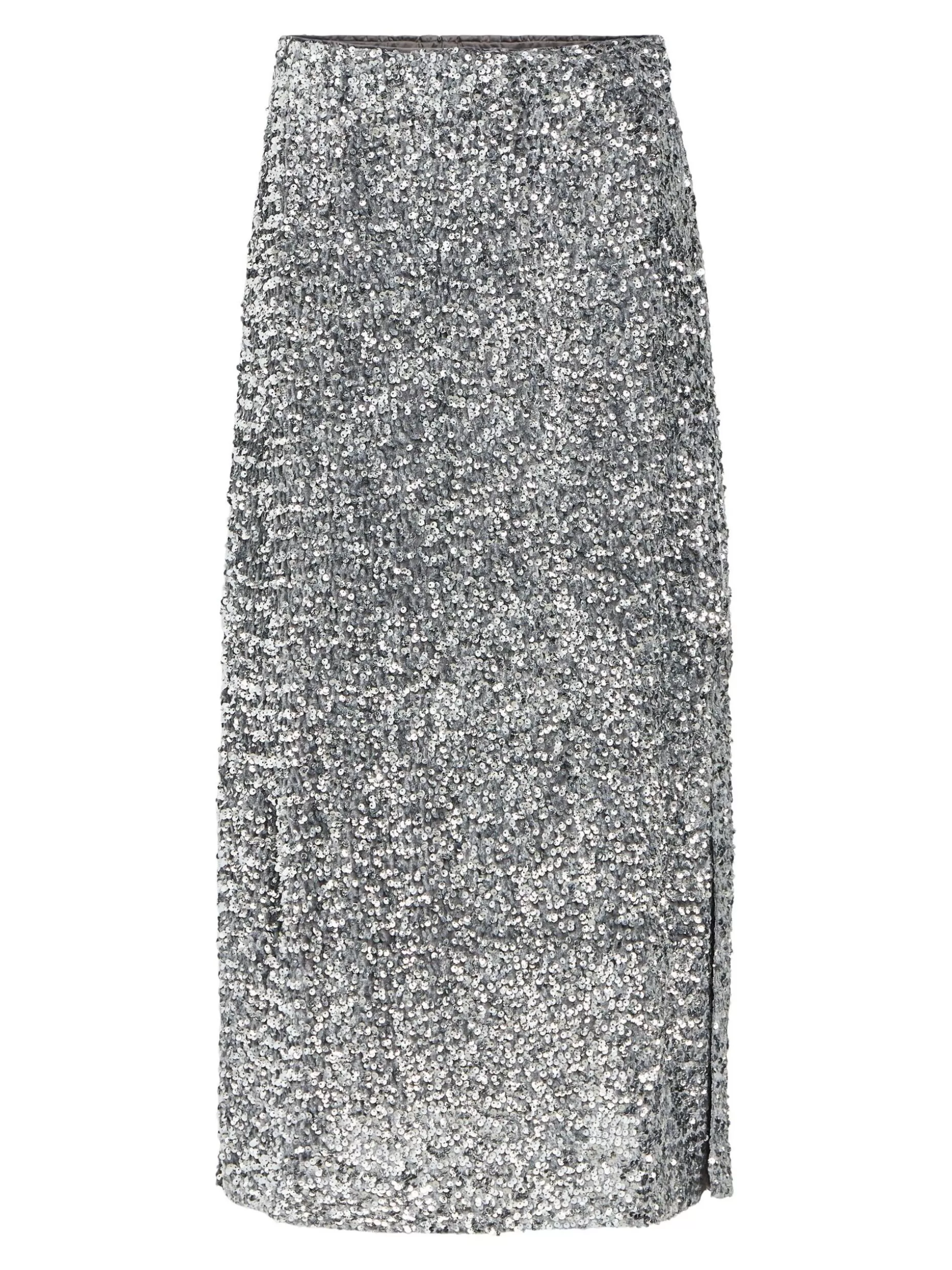 OBJECT PAILLETTEN MAXI ROK Asphalt Cheap