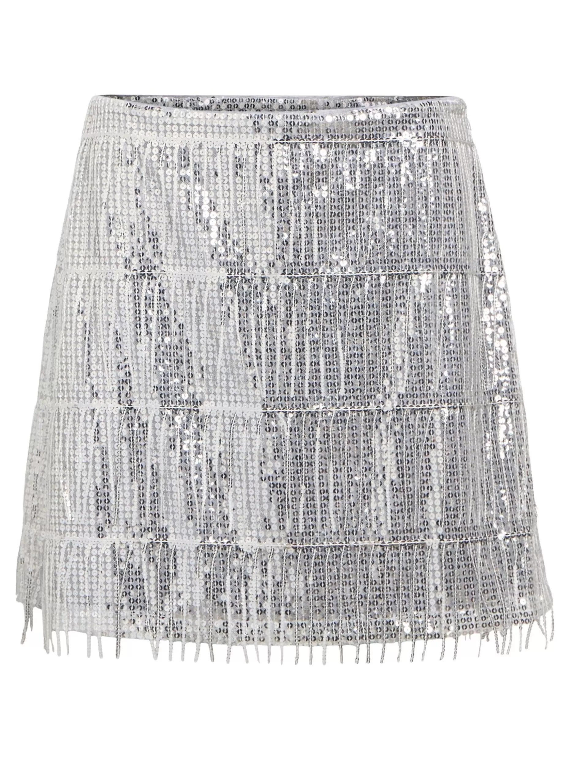 OBJECT PAILLETTEN MINIROK Silver Best Sale