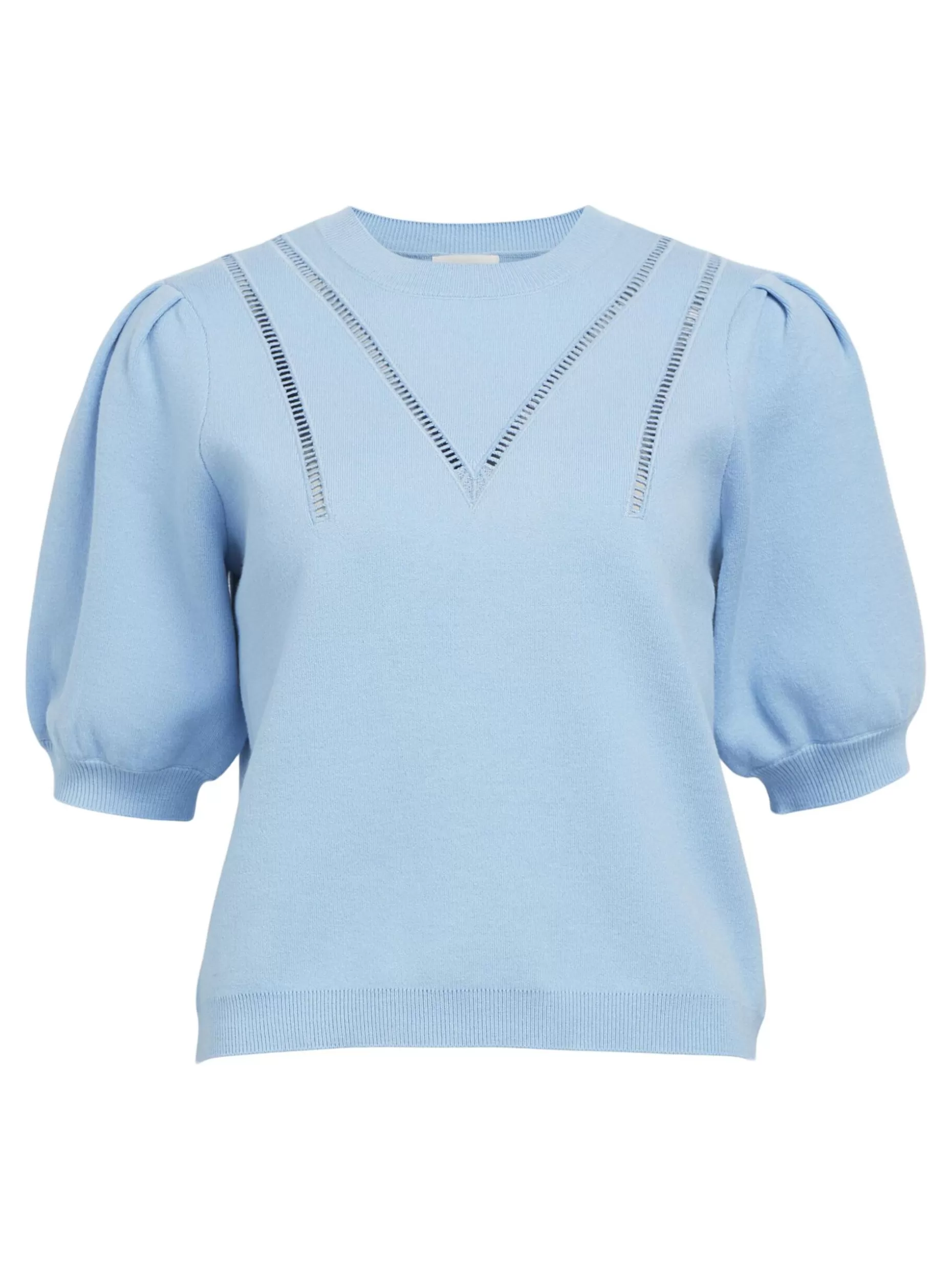 OBJECT POFMOUWEN GEBREIDE TOP Airy Blue Sale