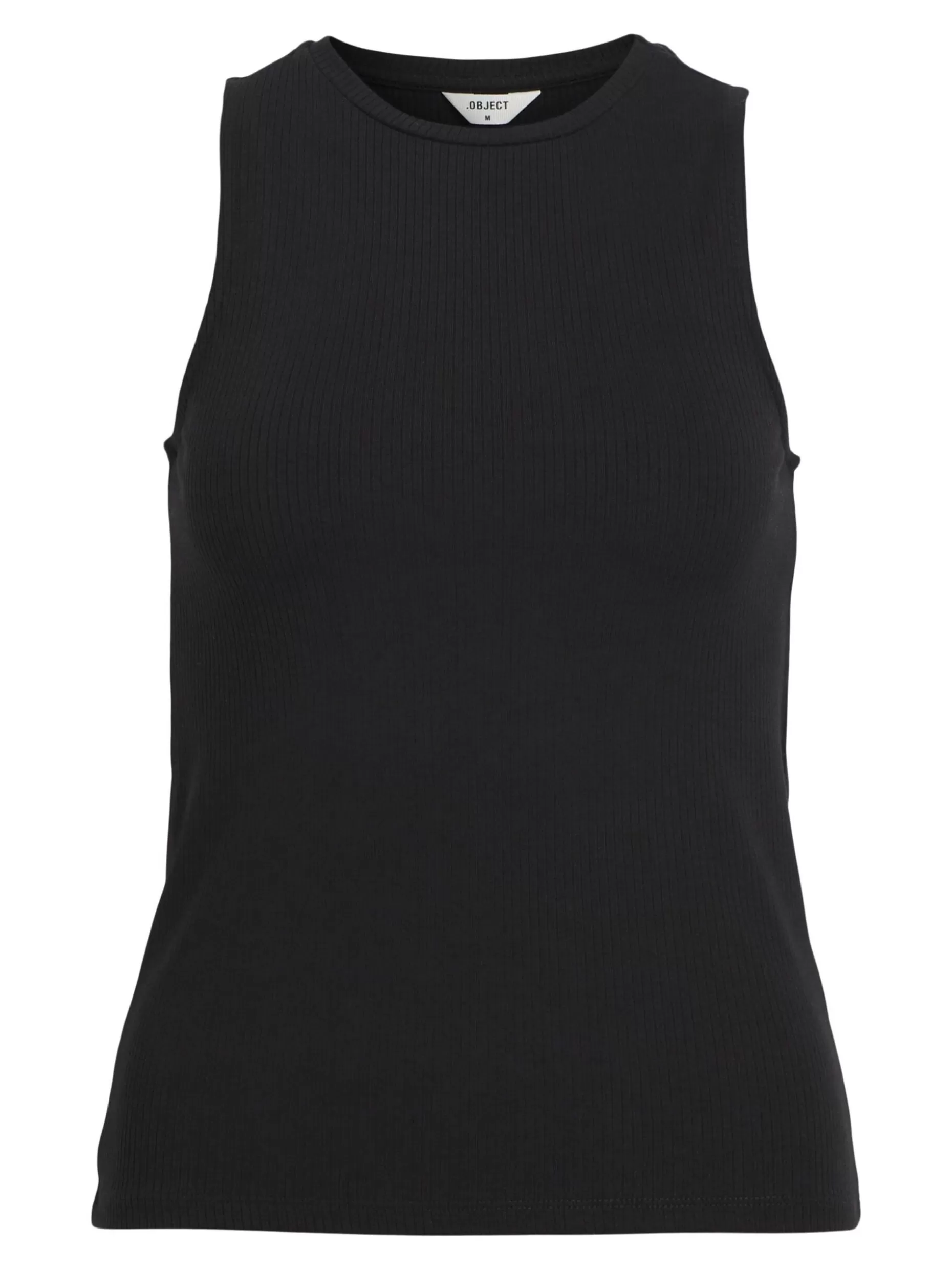 OBJECT RONDE HALS TOP Black Best Sale