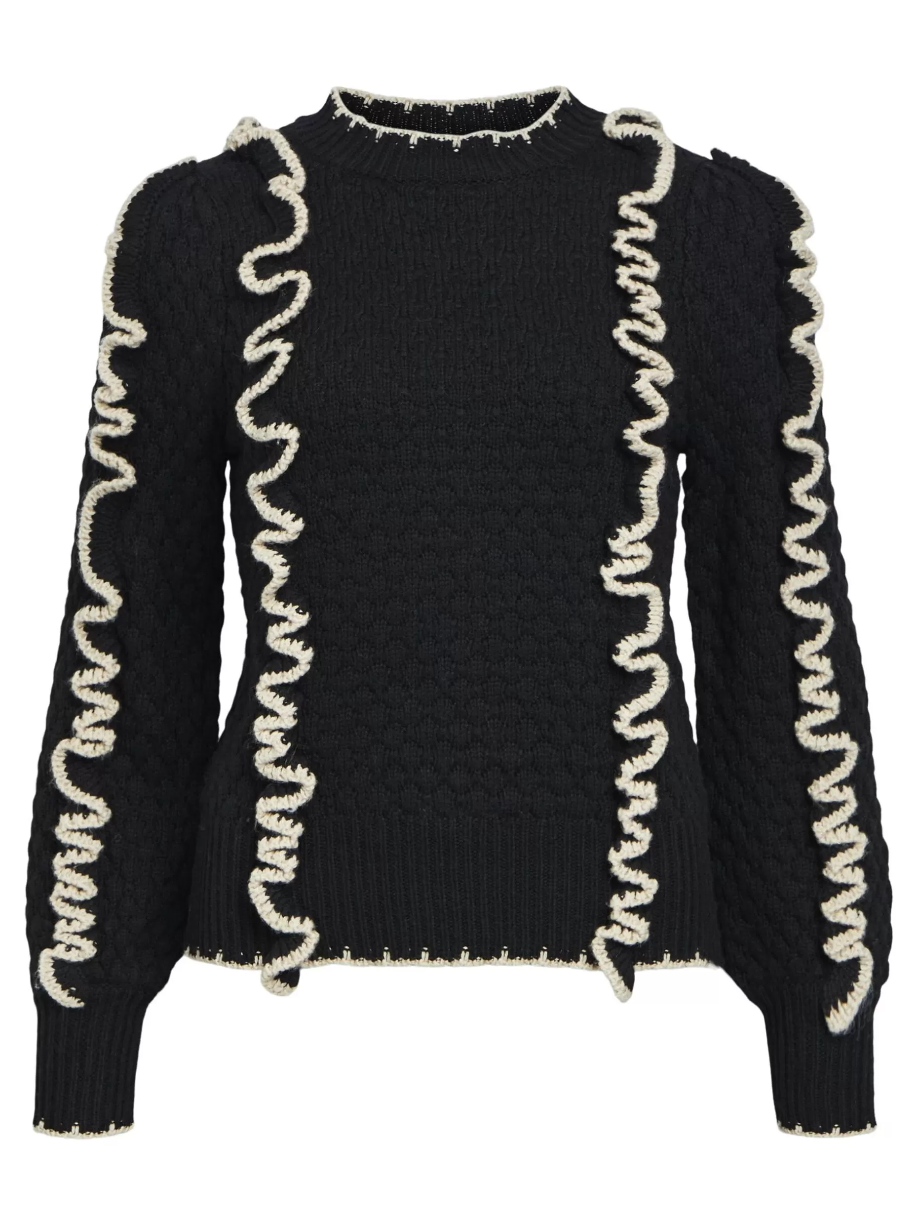 OBJECT RUCHES SWEATER Black Cheap