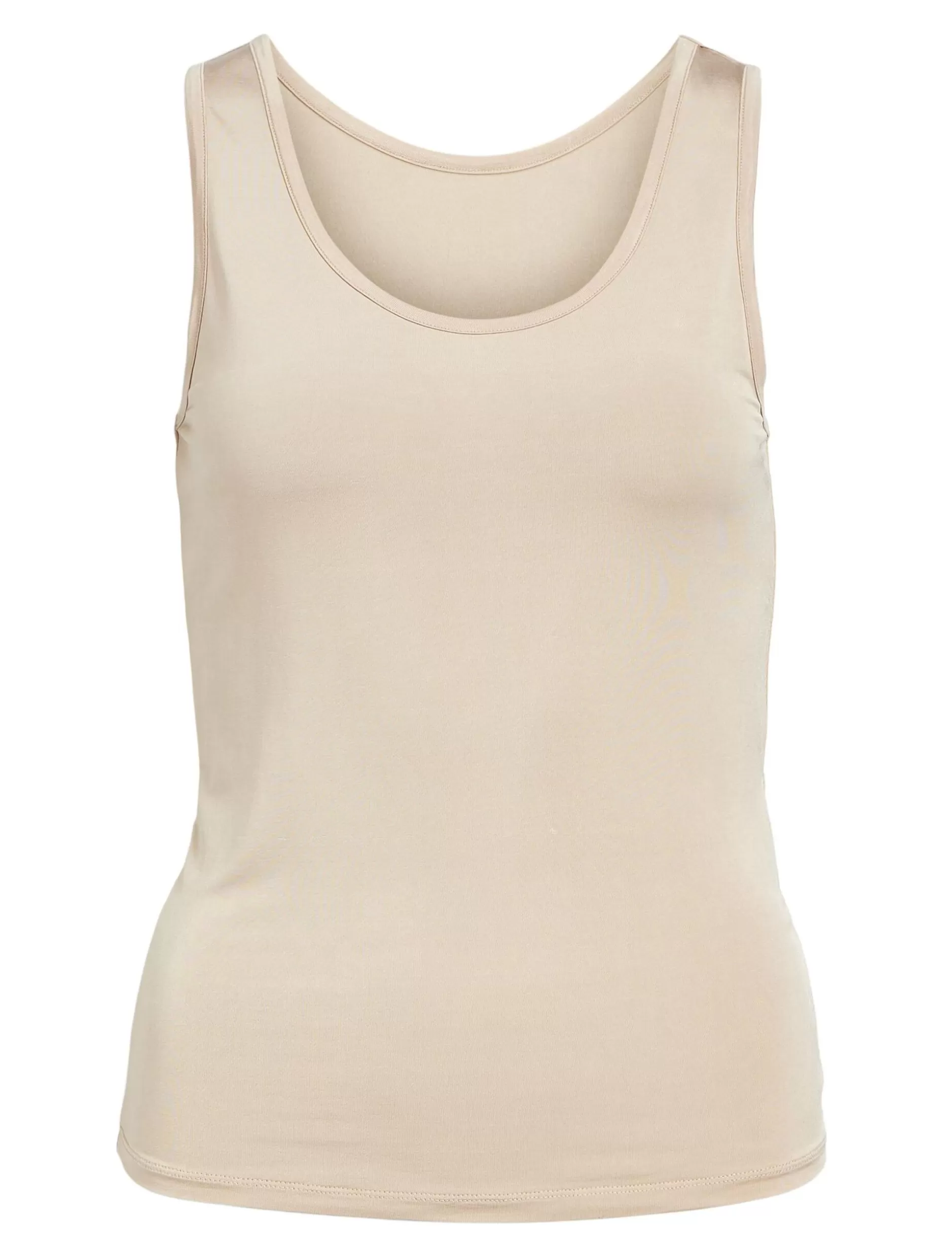 OBJECT U-HALS TANKTOP Humus New