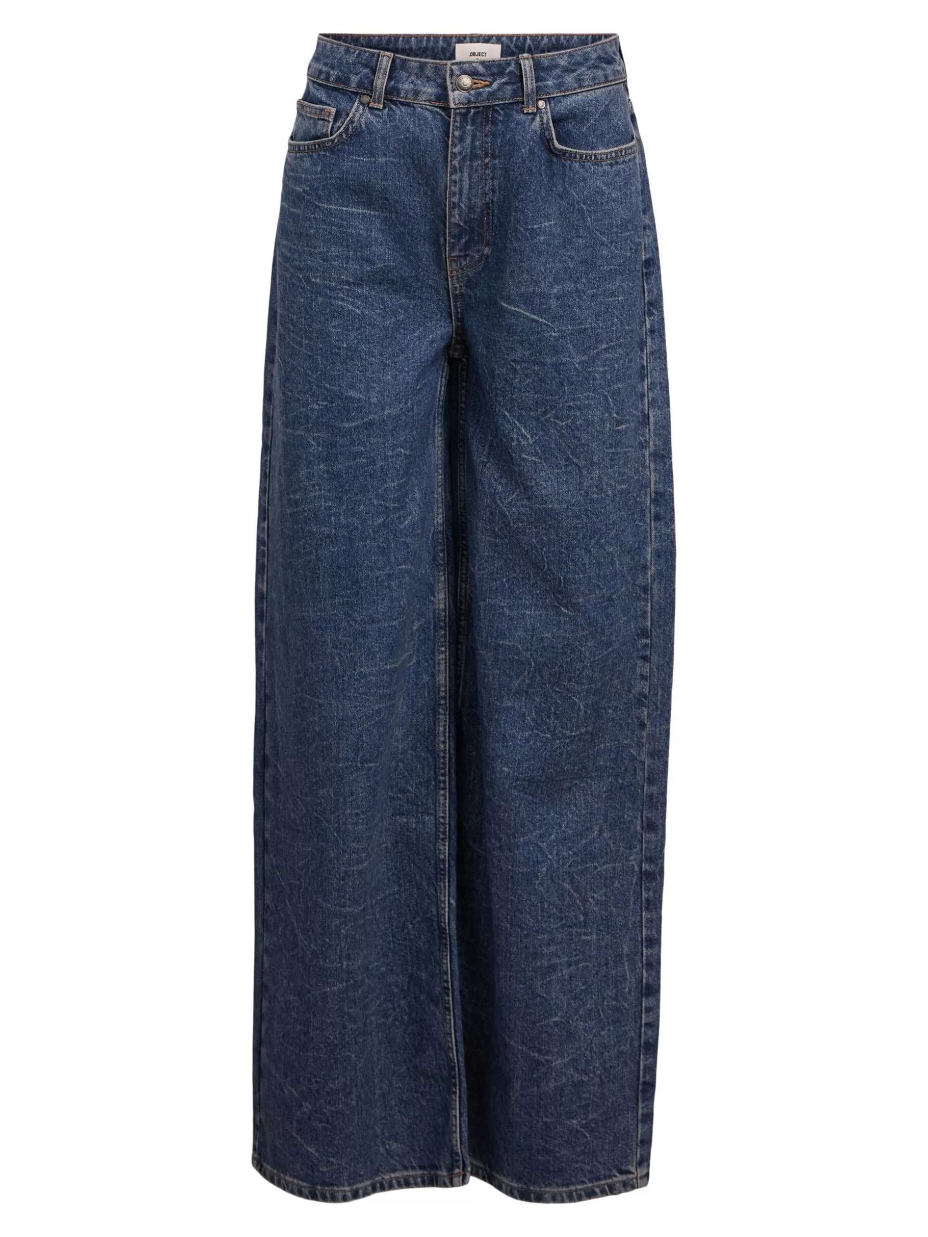 OBJECT WIJDE JEANS Medium Blue Denim Store