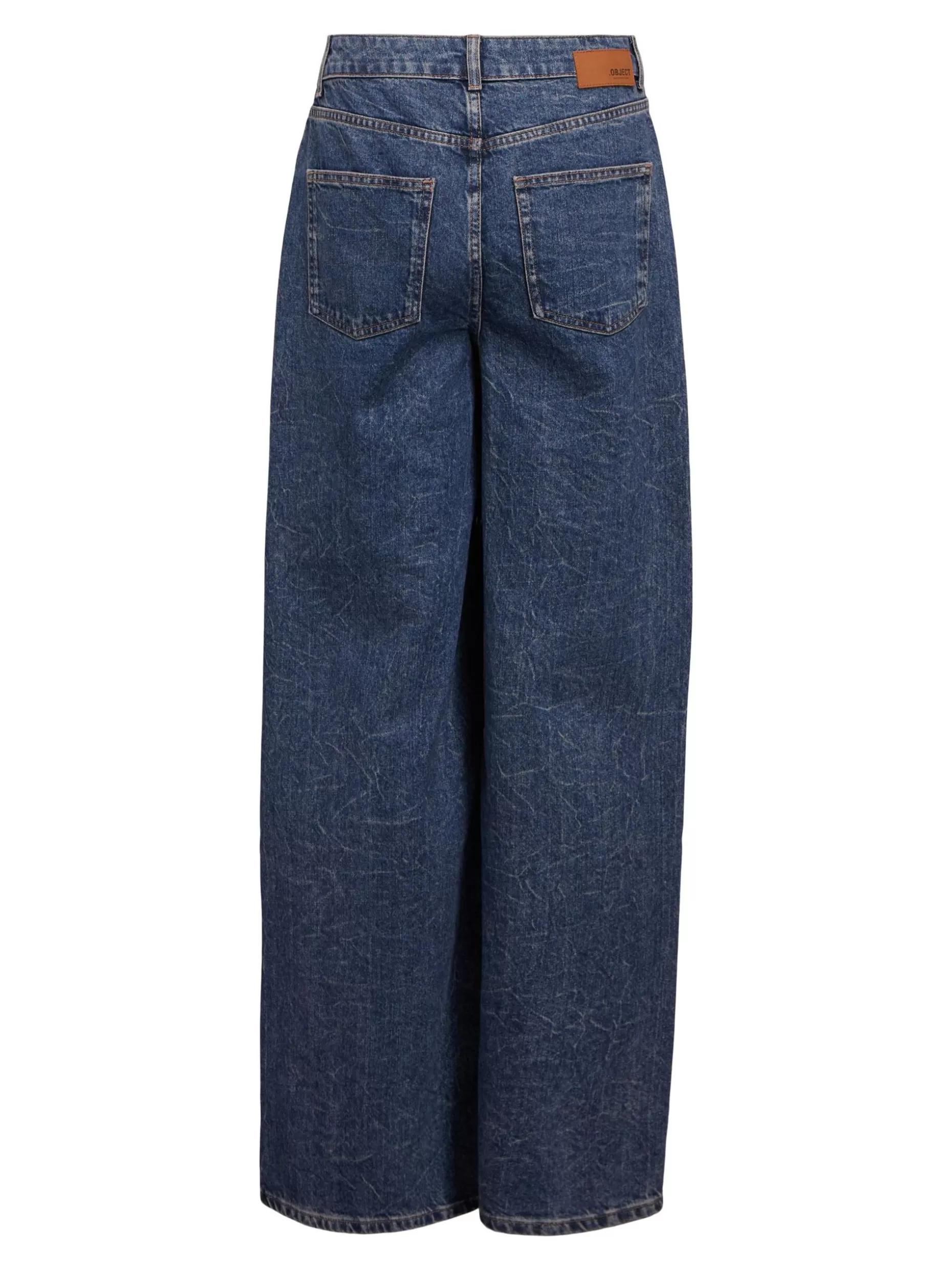 OBJECT WIJDE JEANS Medium Blue Denim Store